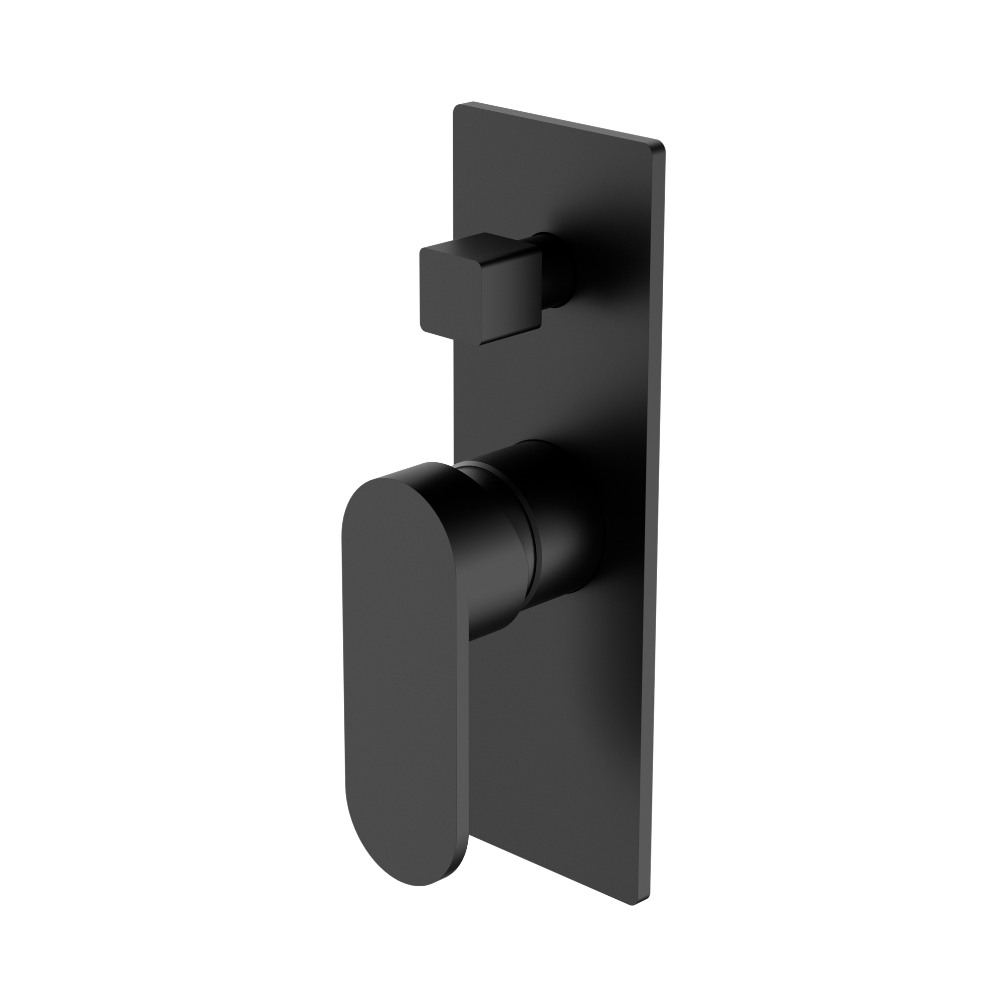 NR301311 AMB Ecco Shower Mixer With Divertor Matte Black image 1