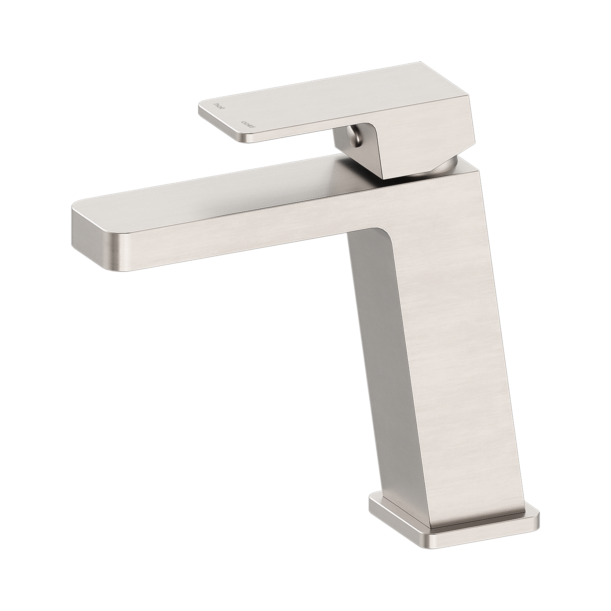 NR301501 BN Celia Basin Mixer Angle Spout Brushed Nickel image 1