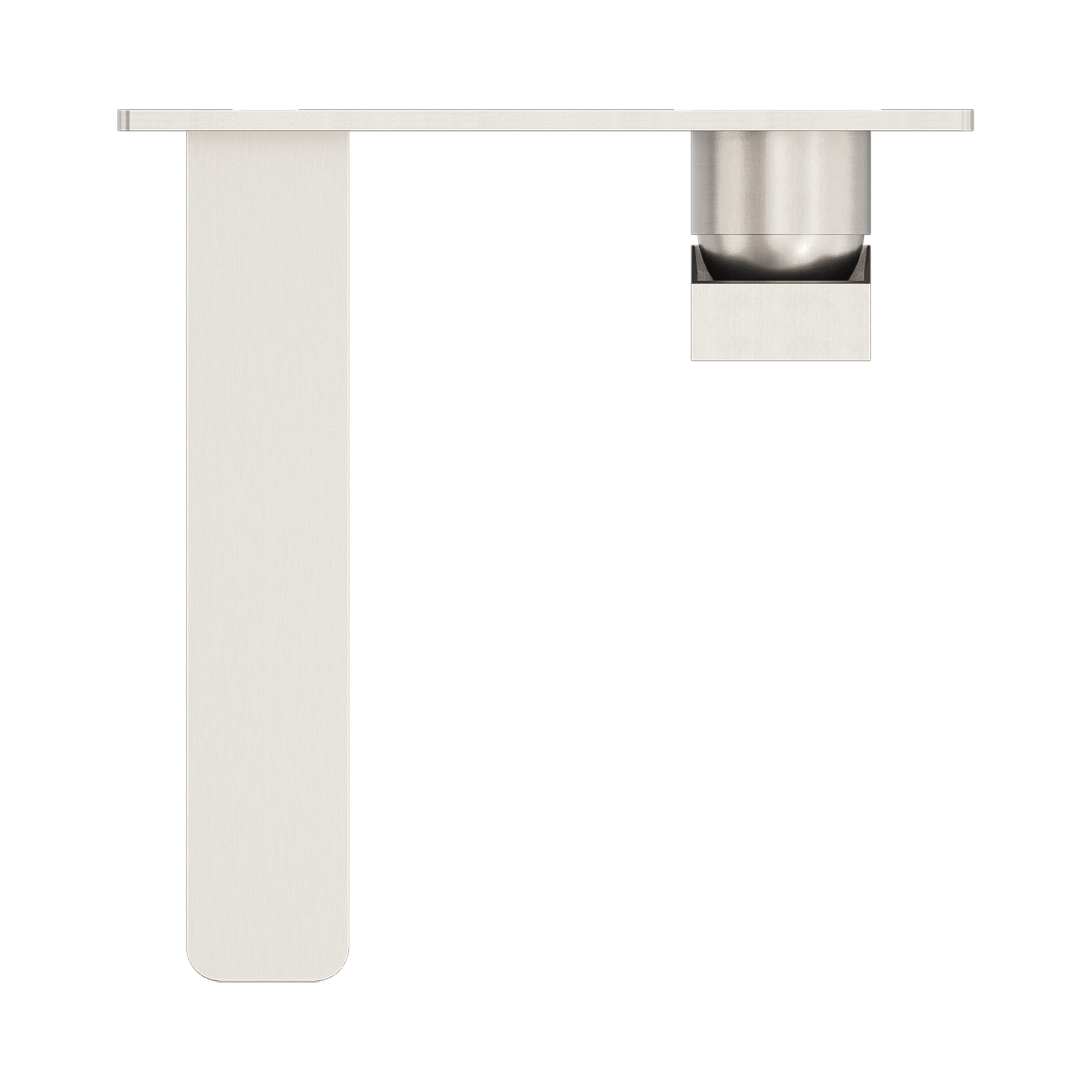 NR301507a BN Celia Wall Basin Bath Mixer Brushed Nickel image 3