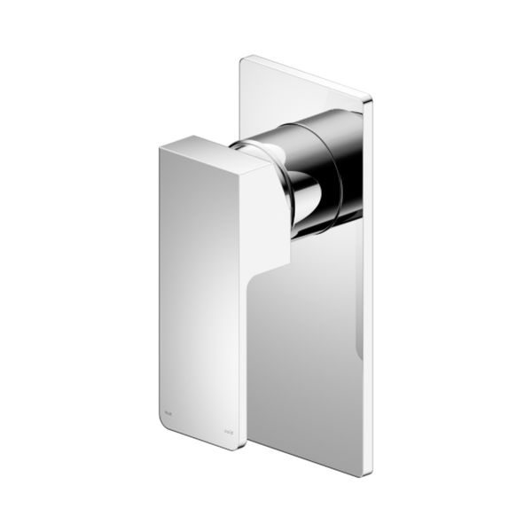 NR301511b CH Celia Shower Mixer Rectangular Backplate Chrome Thumb