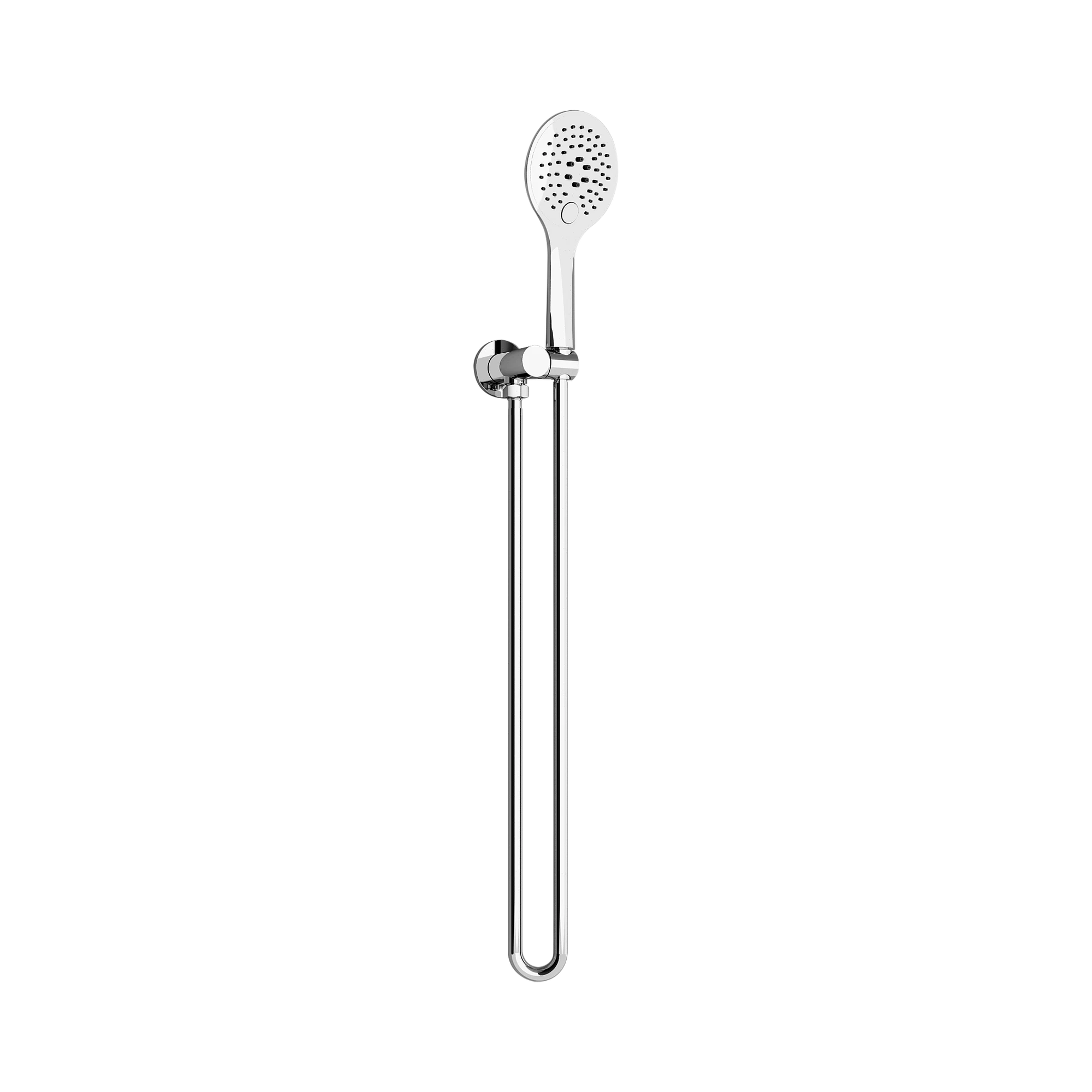 NR305 CH Rain 3 Function Shower On Bracket Chrome image 1