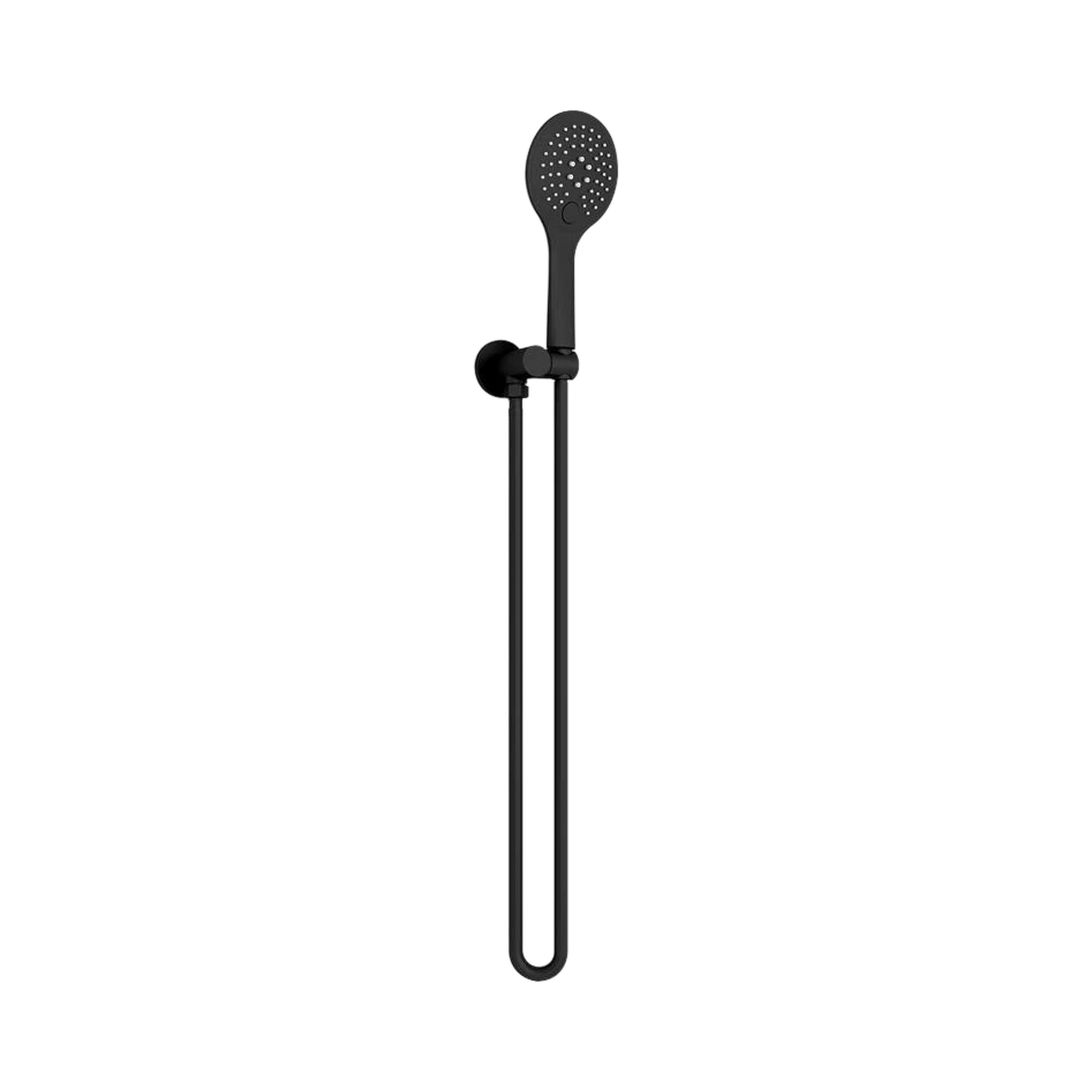 NR305 MB Rain 3 Function Shower On Bracket Matte Black image 1
