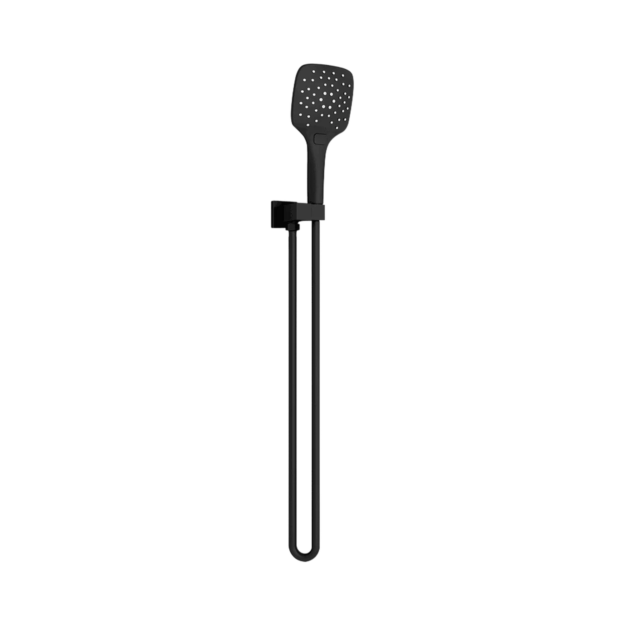 NR306 MB Rain Square 3 Function Shower On Bracket Matte Black image 1