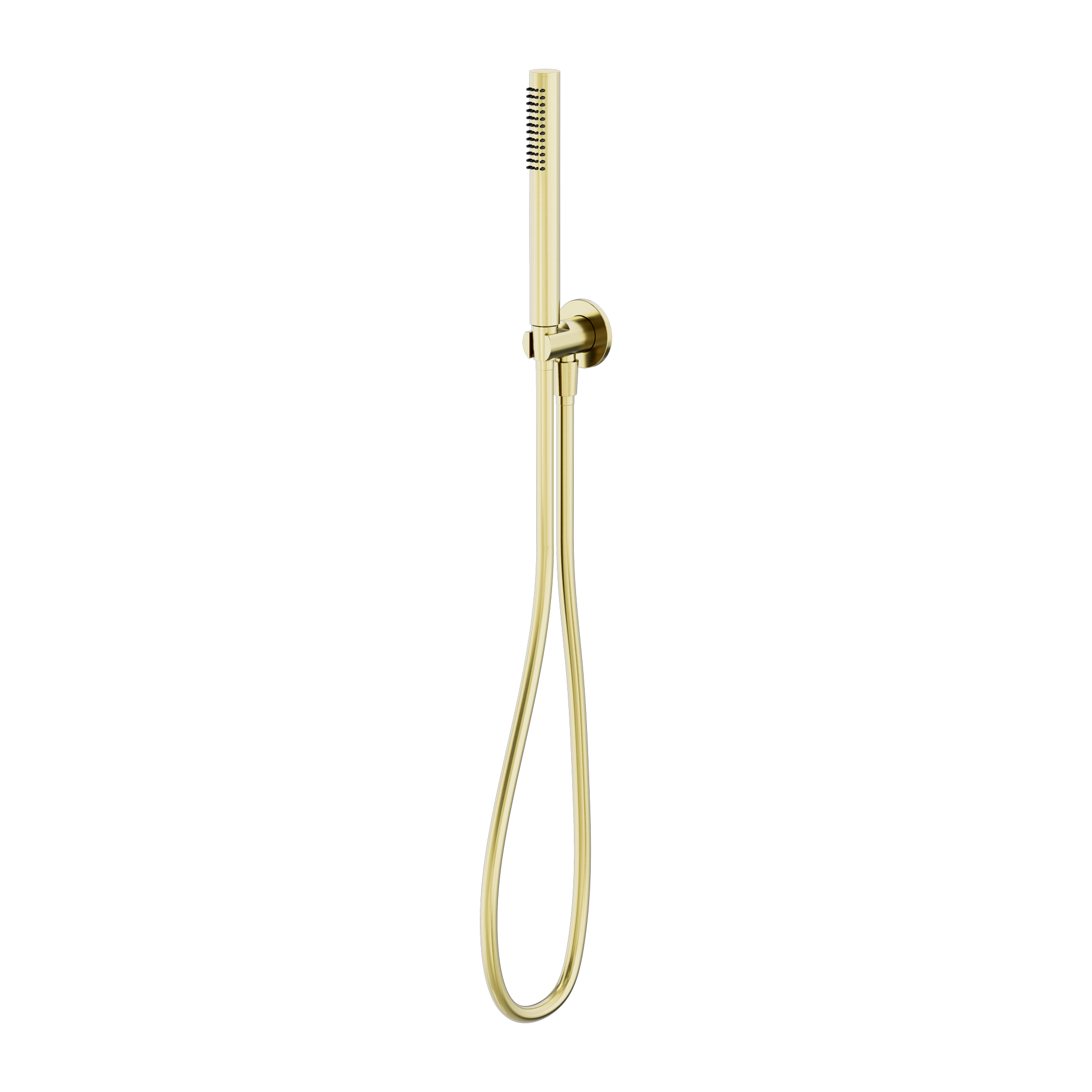 NR307 BG Slim Shower On Bracket Brushed Gold image 1