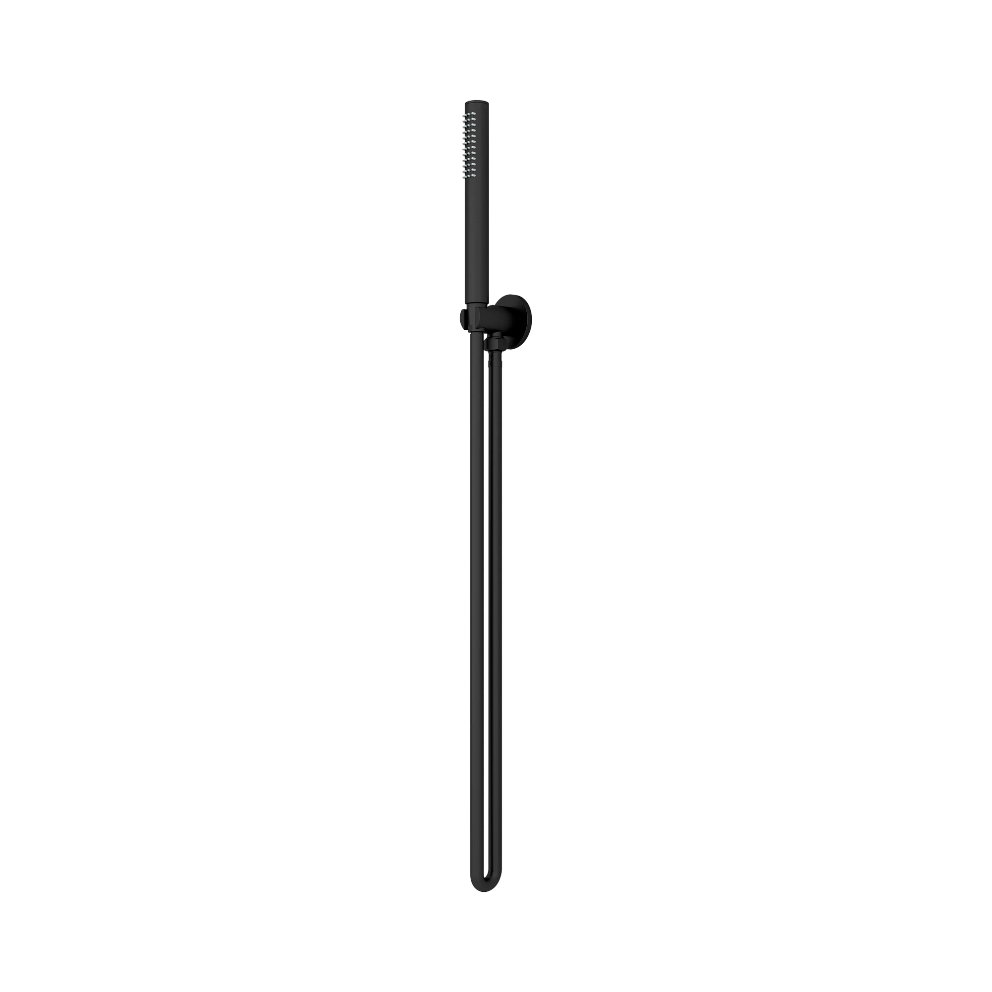 NR307 MB Slim Shower On Bracket Matte Black image 2