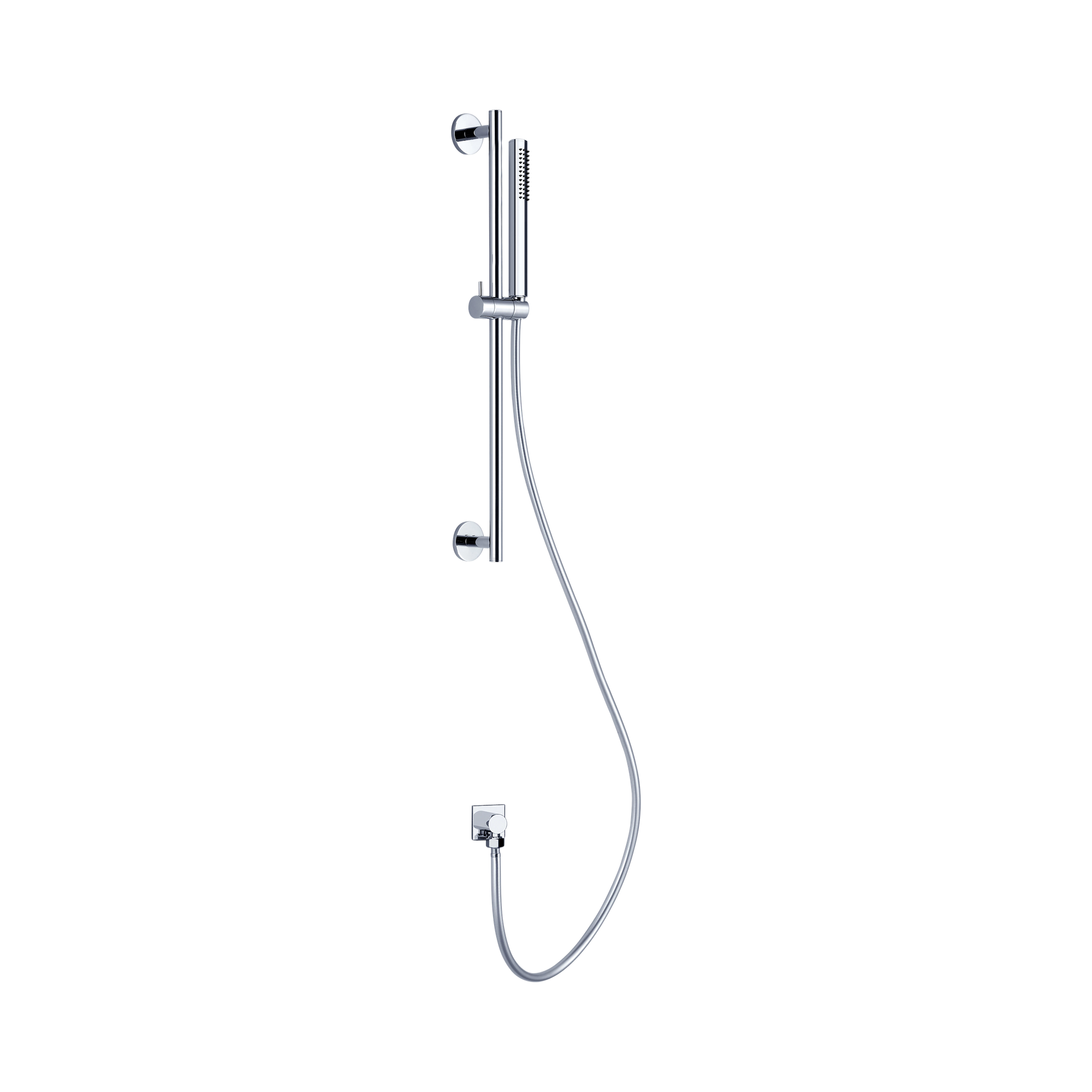 NR311 CH Dolce Shower Rail With Slim Hand Shower Chrome image 1