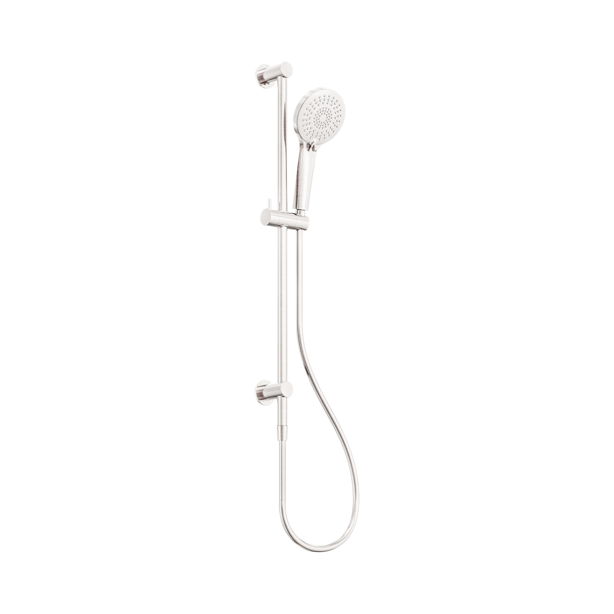 NR314a BN 3 Function Shower Rail Brushed Nickel image 1