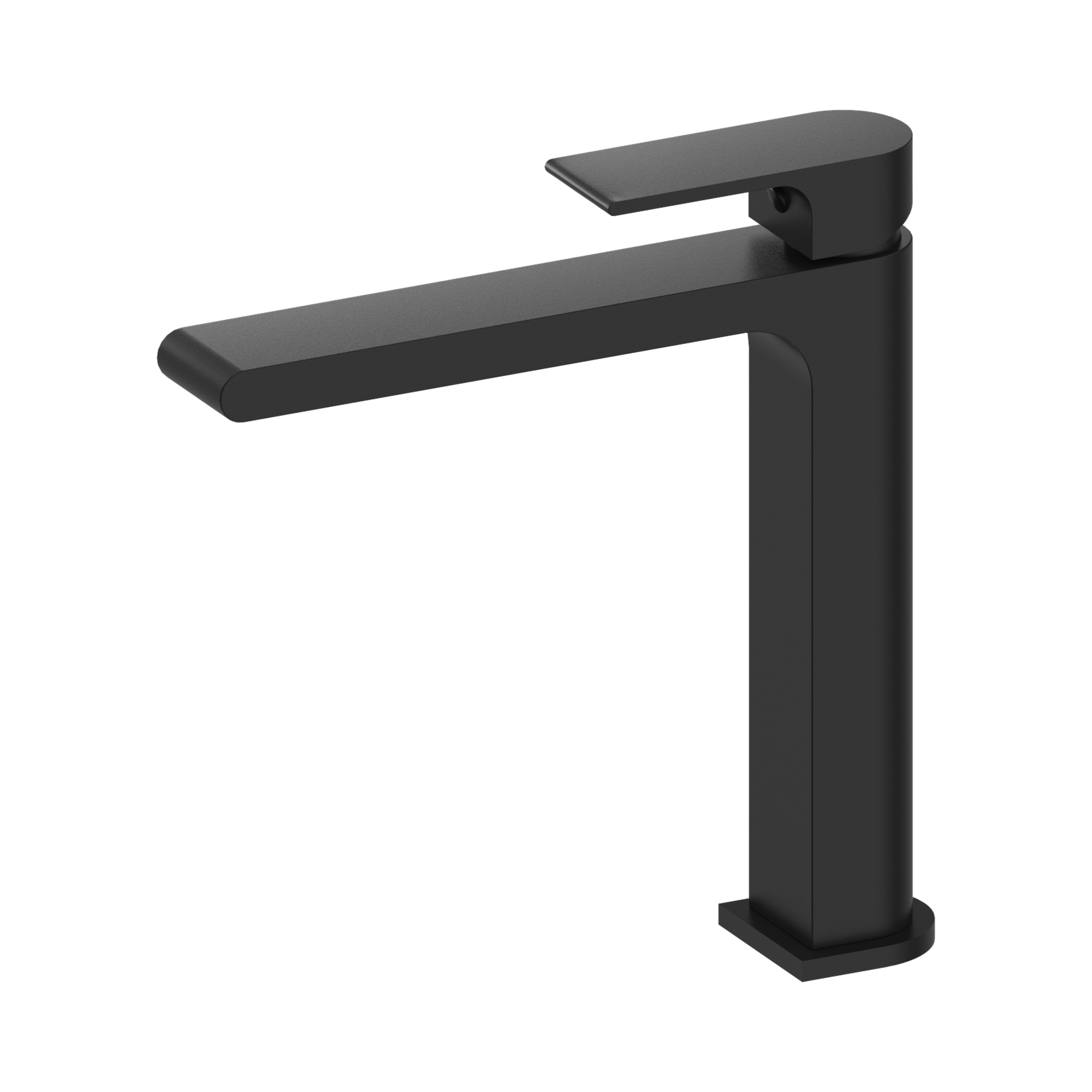 NR321501d MB Bianca Mid Tall Basin Mixer Matte Black image 1