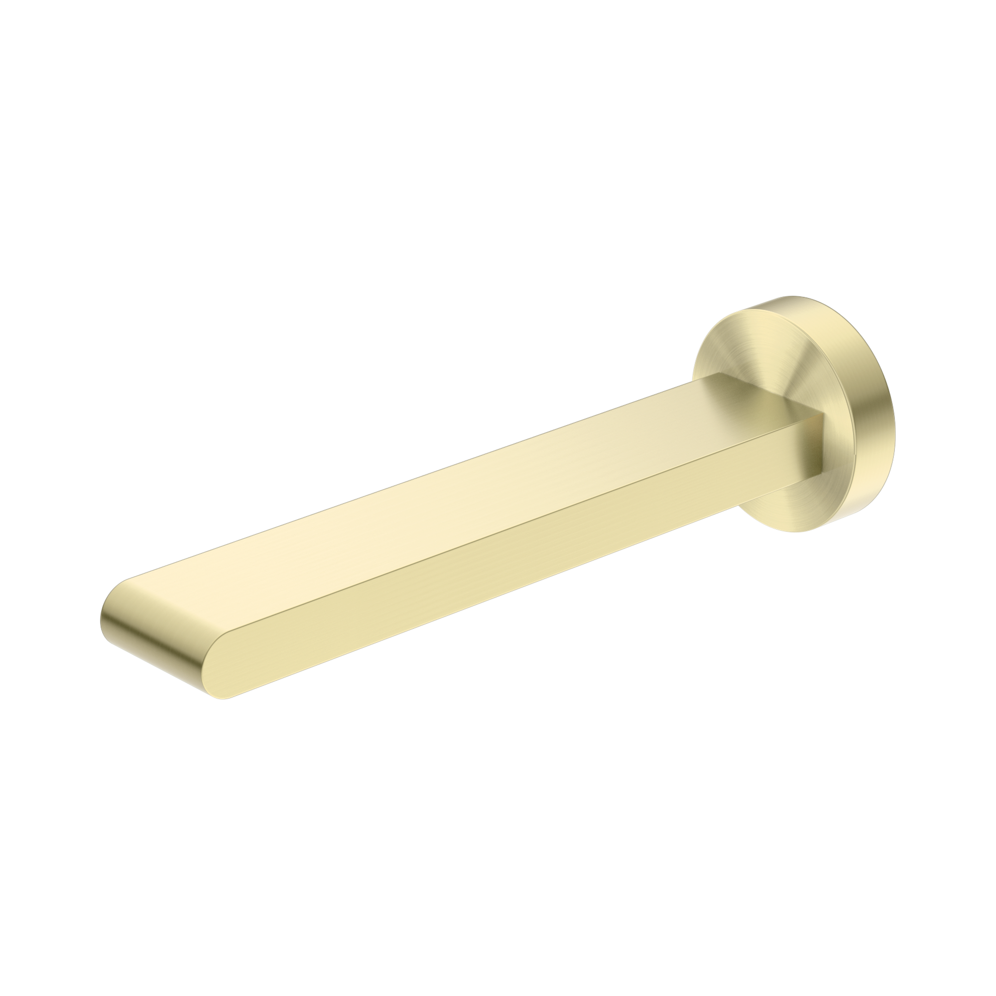 NR321503 BG Bianca Fixed Bath Spout Only 200mm Brushed Gold image 1