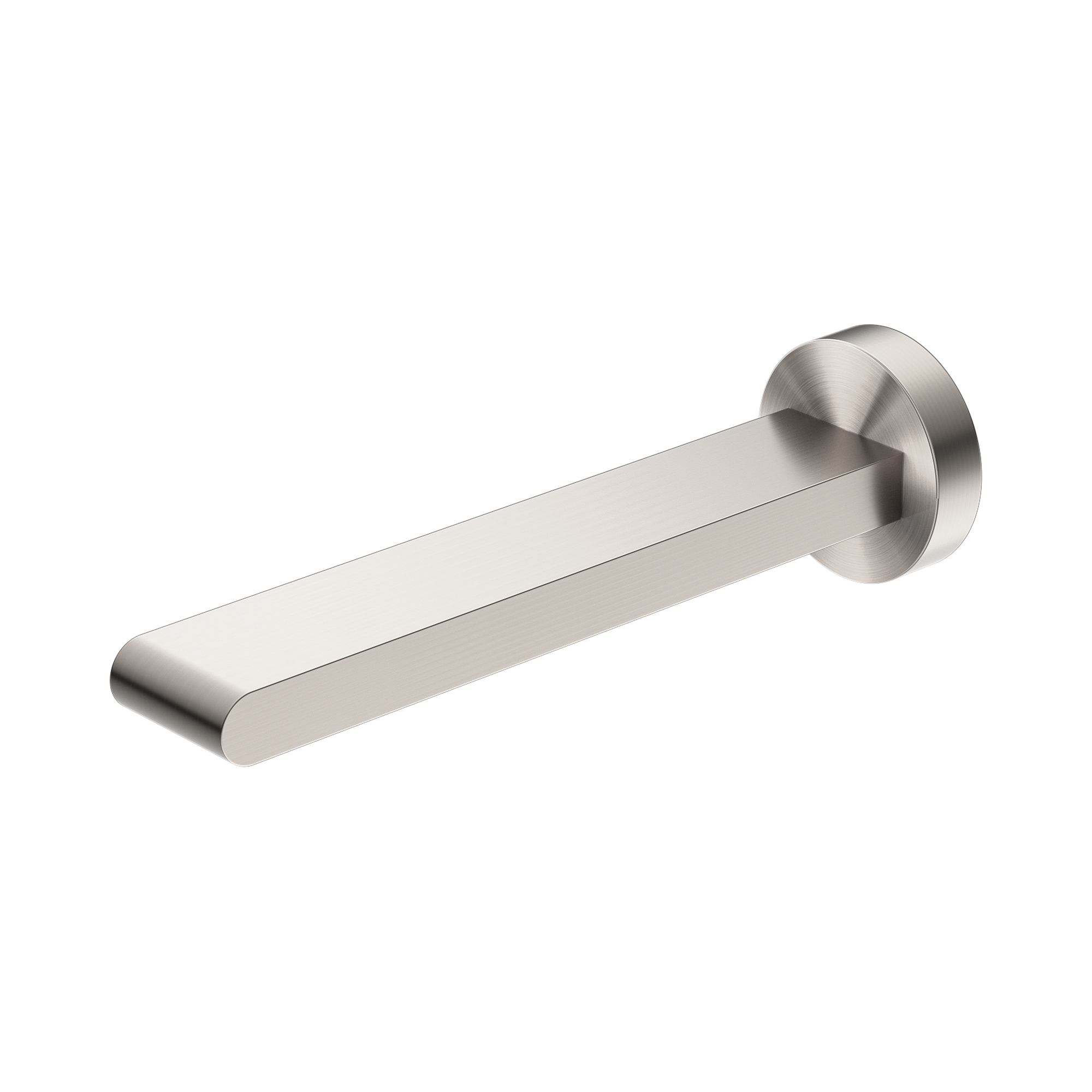 NR321503 BN Bianca Fixed Bath Spout Only 200mm Brushed Nickel image 1