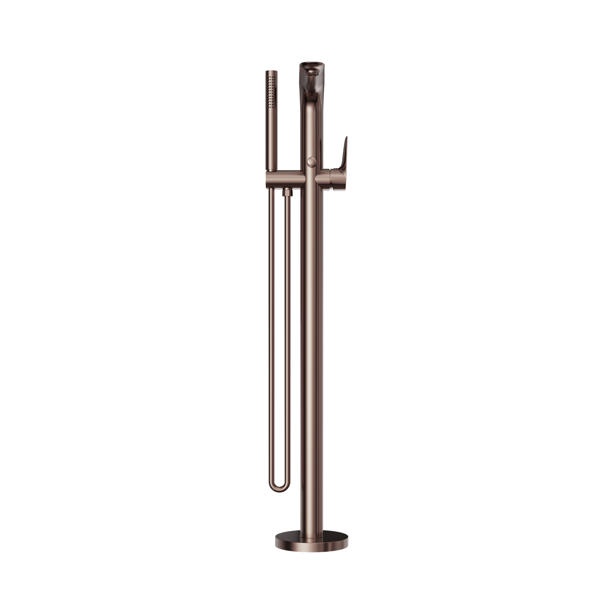 NR321503a BZ Bianca Freestanding Bath Mixer With Hand Shower Brushed Bronze image 2
