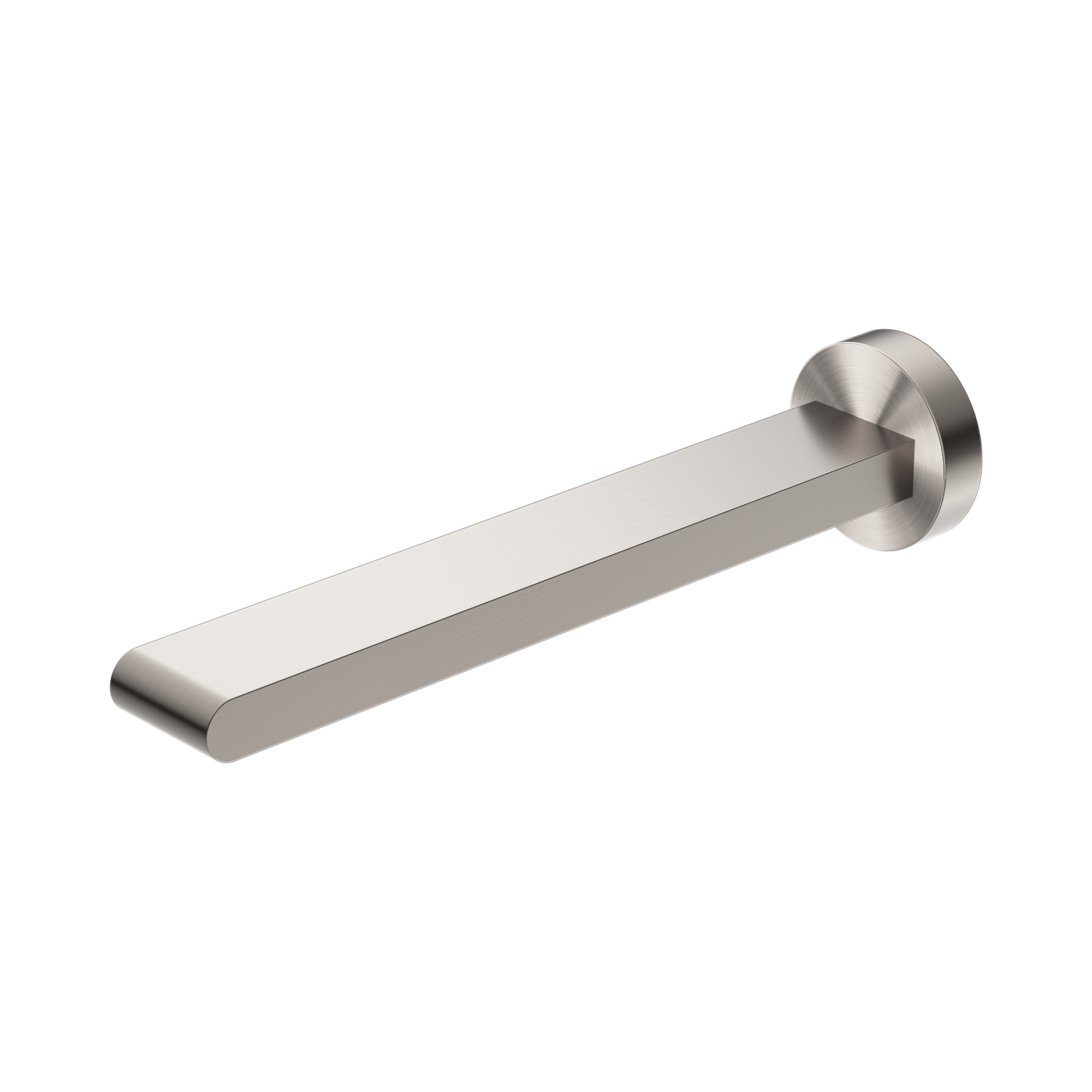 NR321503b BN Bianca Fixed Bath Spout Only 240mm Brushed Nickel image 1