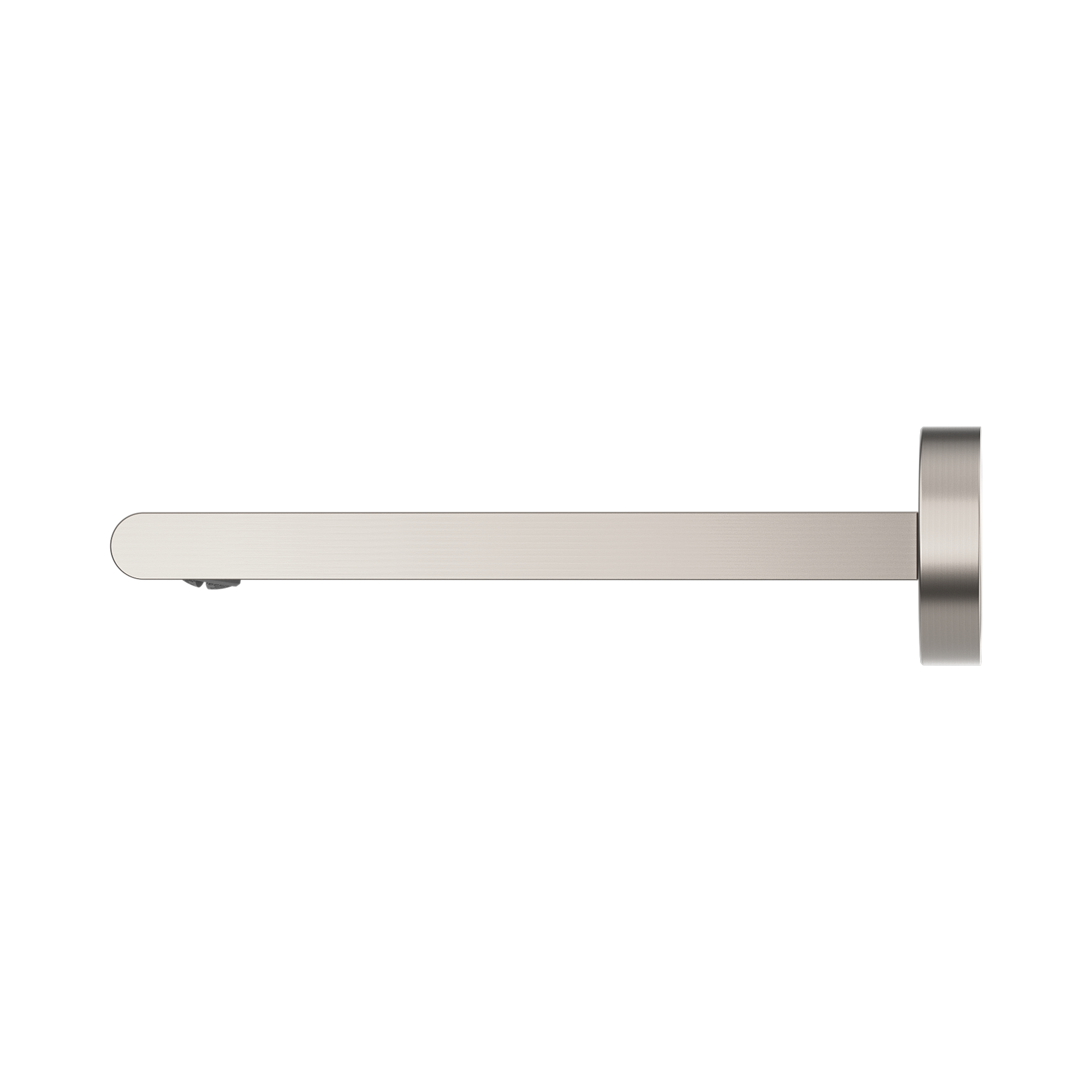 NR321503b BN Bianca Fixed Bath Spout Only 240mm Brushed Nickel image 3