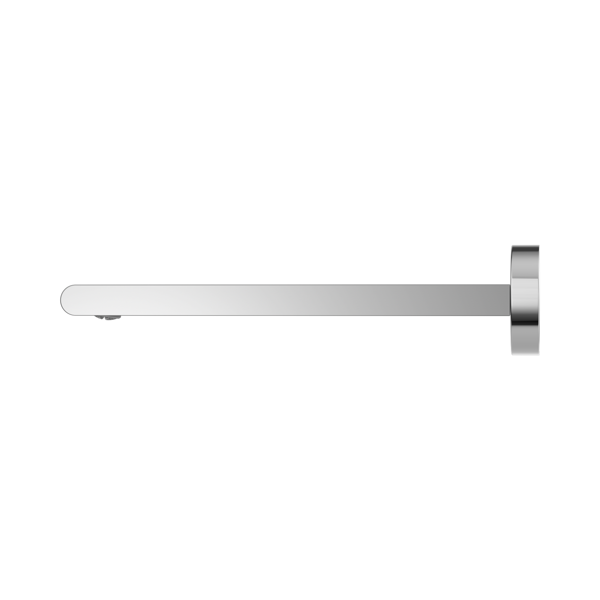 NR321503b CH Bianca Fixed Bath Spout Only 240mm Chrome image 3