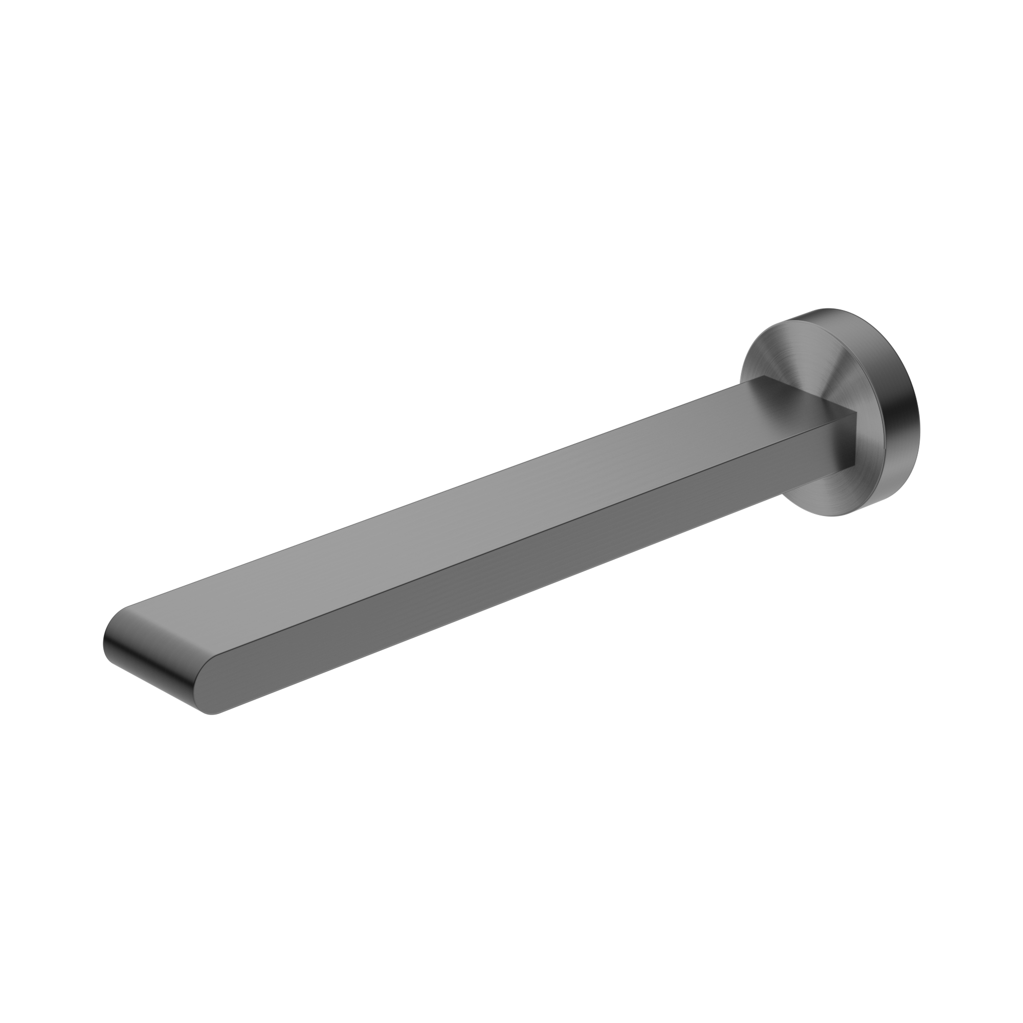 NR321503b GM Bianca Fixed Bath Spout Only 240mm Gun Metal image 1