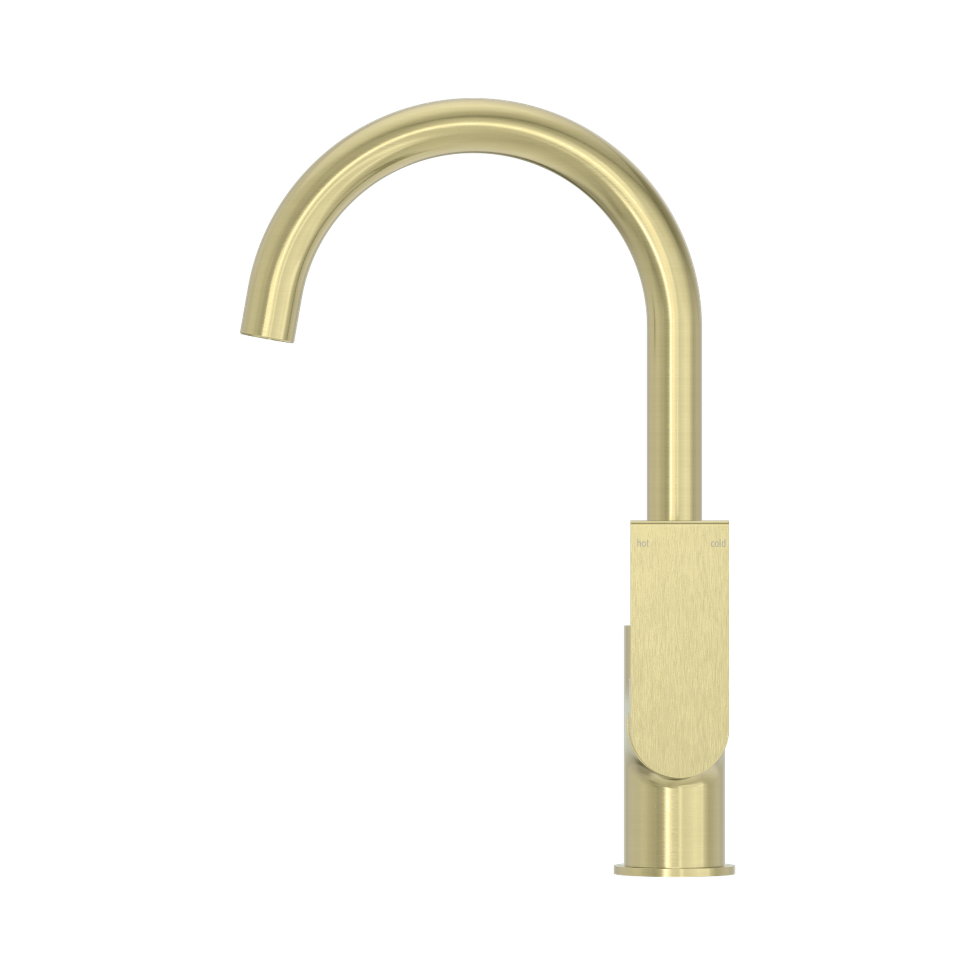 NR321506 BG Bianca Kitchen Mixer Gooseneck Spout Brushed Gold image 2