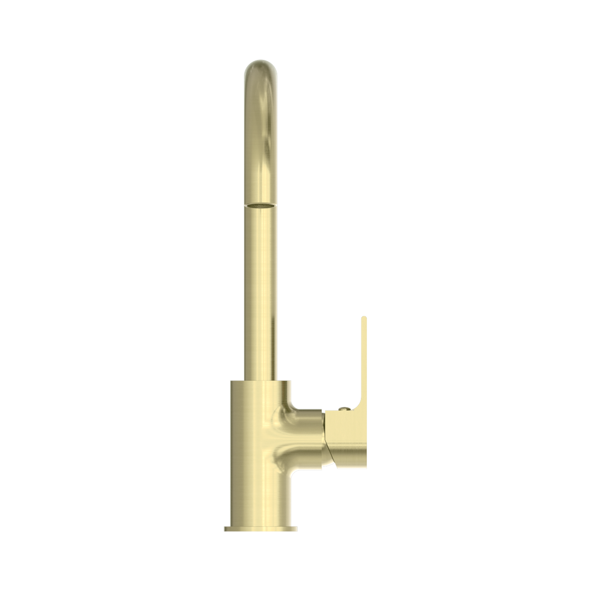 NR321506 BG Bianca Kitchen Mixer Gooseneck Spout Brushed Gold image 3