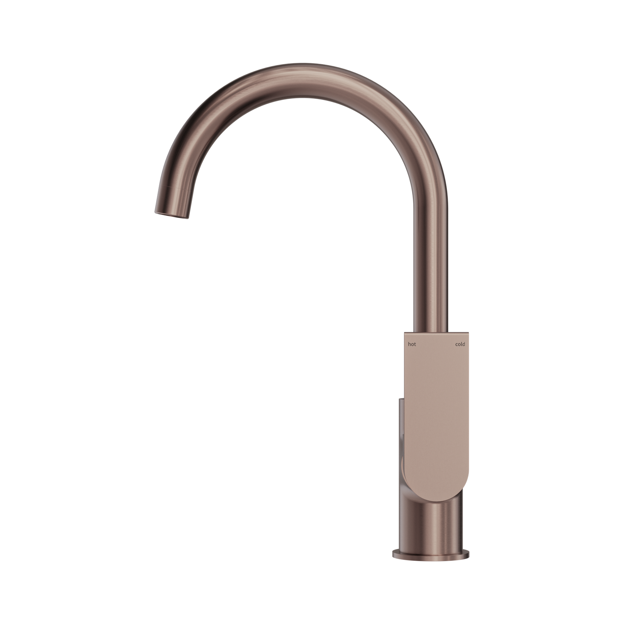 NR321506 BZ Bianca Kitchen Mixer Gooseneck Spout Brushed Bronze image 2