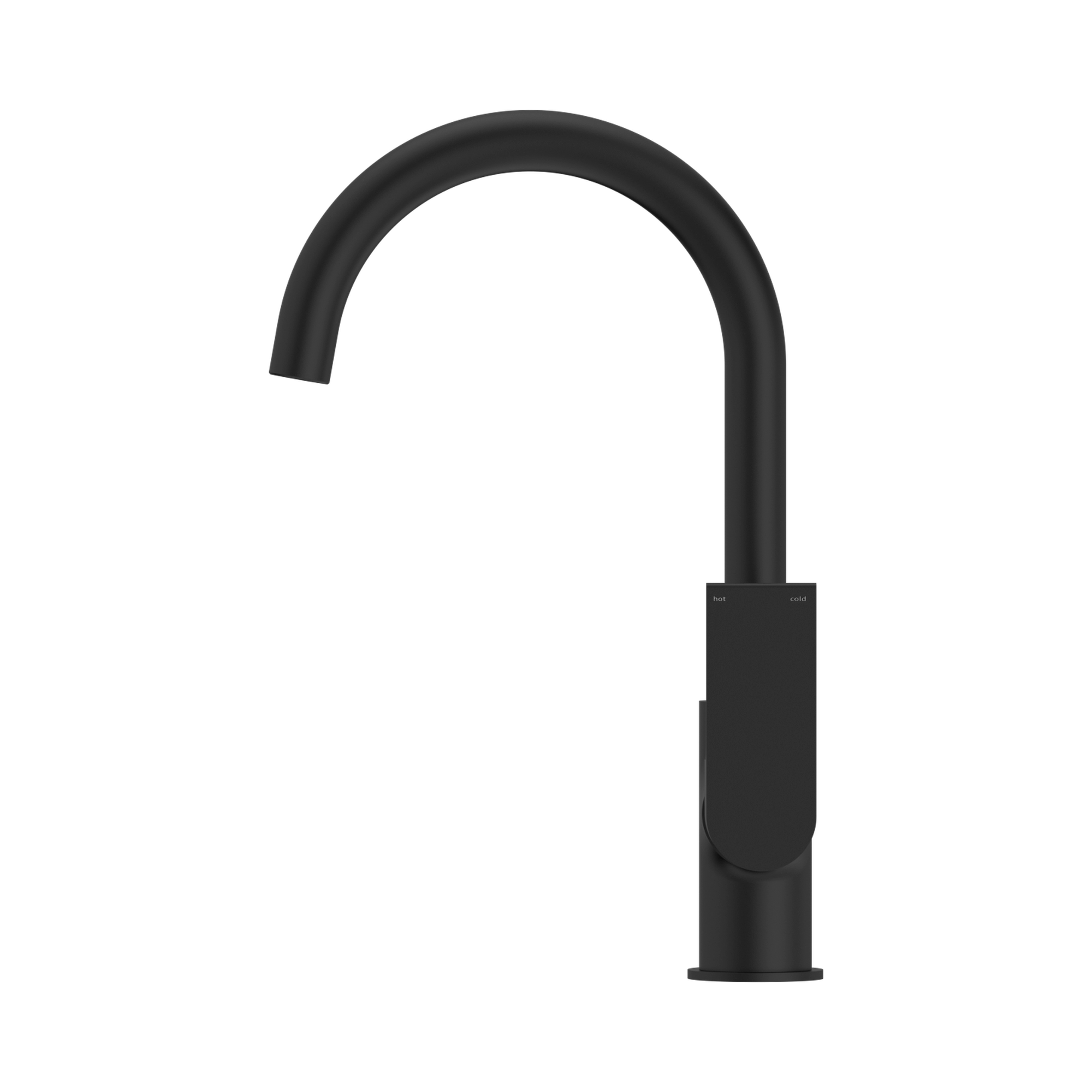 NR321506 MB Bianca Kitchen Mixer Gooseneck Spout Matte Black image 2