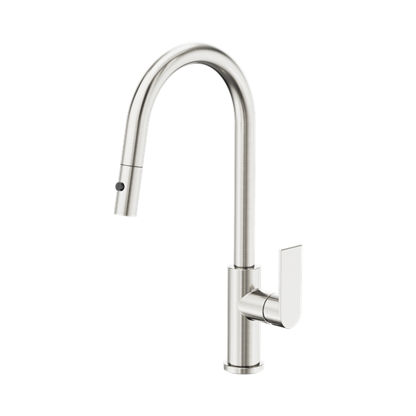 NR321508 BN Bianca Pull Out Sink Mixer With Vegie Spray Function Brushed Nickel Thumb