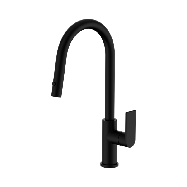 NR321508 MB Bianca Pull Out Sink Mixer With Vegie Spray Function Matte Black Thumb