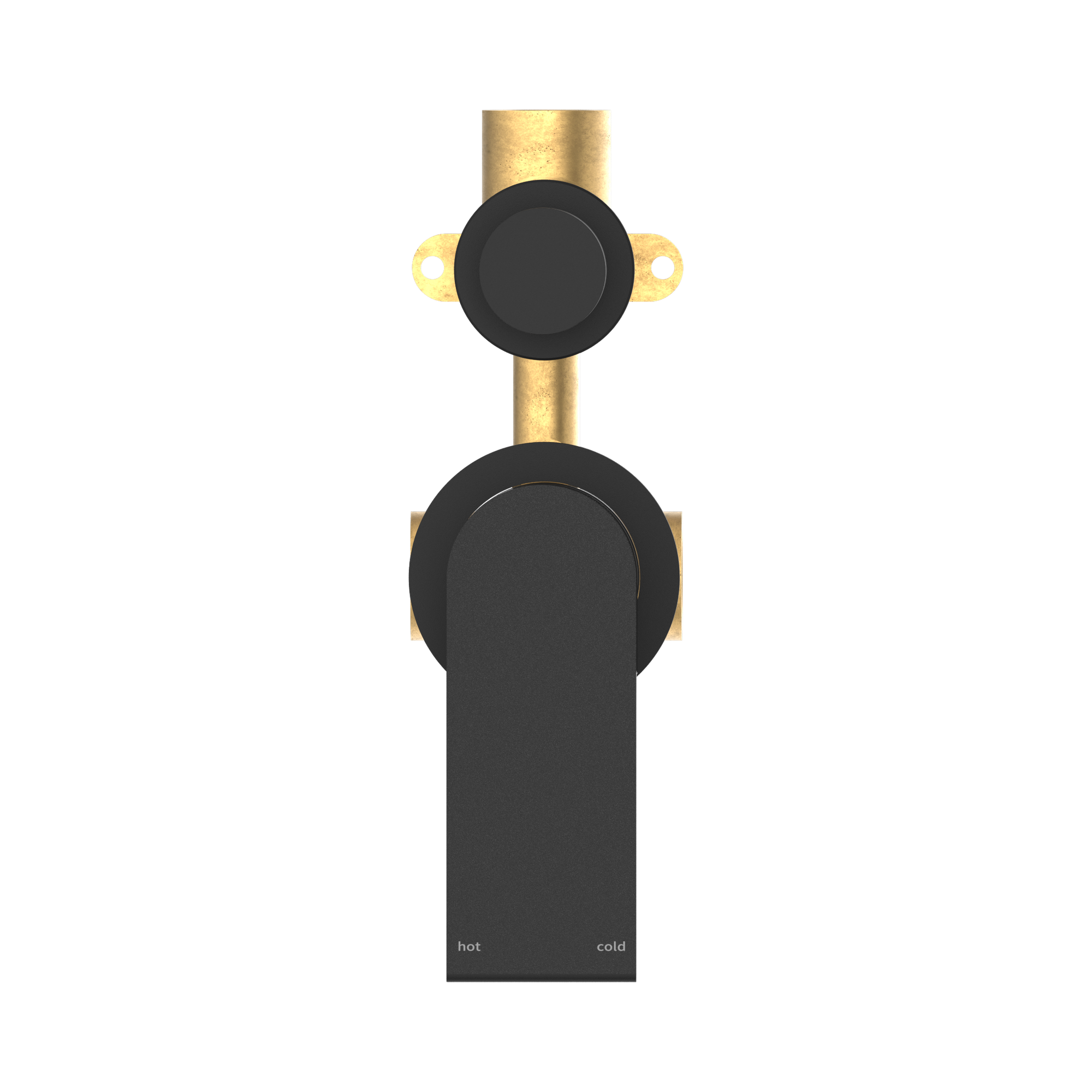 NR321509g MB Bianca Shower Mixer With Divertor Separate Plate Matte Black image 3