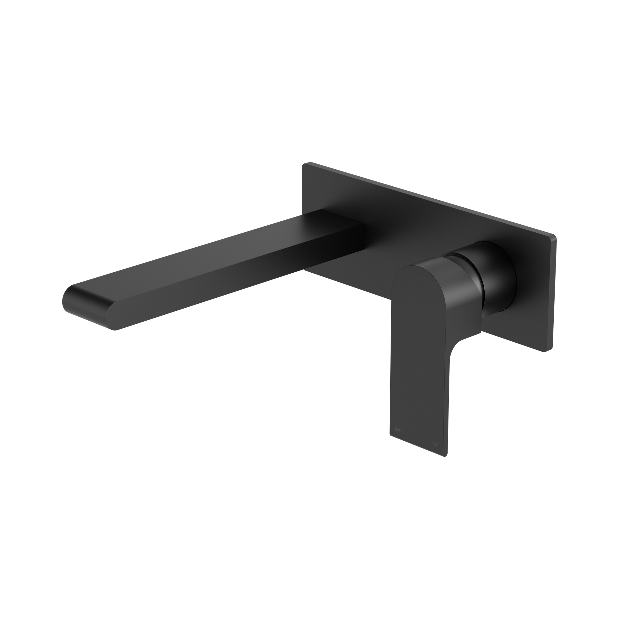 NR321510 BMB Bianca Wall Basin Bath Mixer 230mm Matte Black image 1
