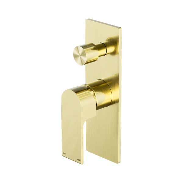 NR321511 ABG Bianca Shower Mixer With Divertor Brushed Gold Thumb