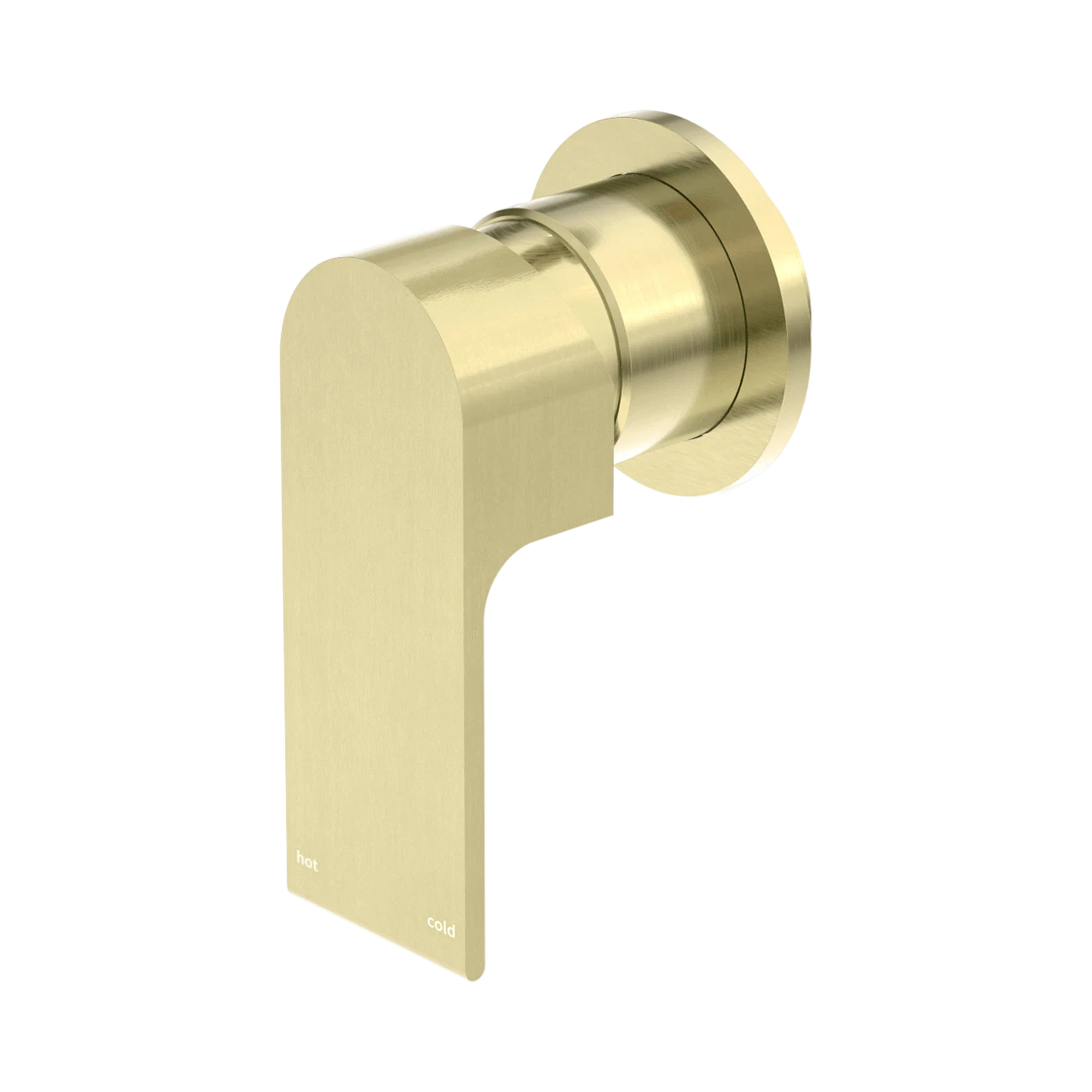 NR321511 DBG Bianca Shower Mixer 80mm Plate Brushed Gold image 1