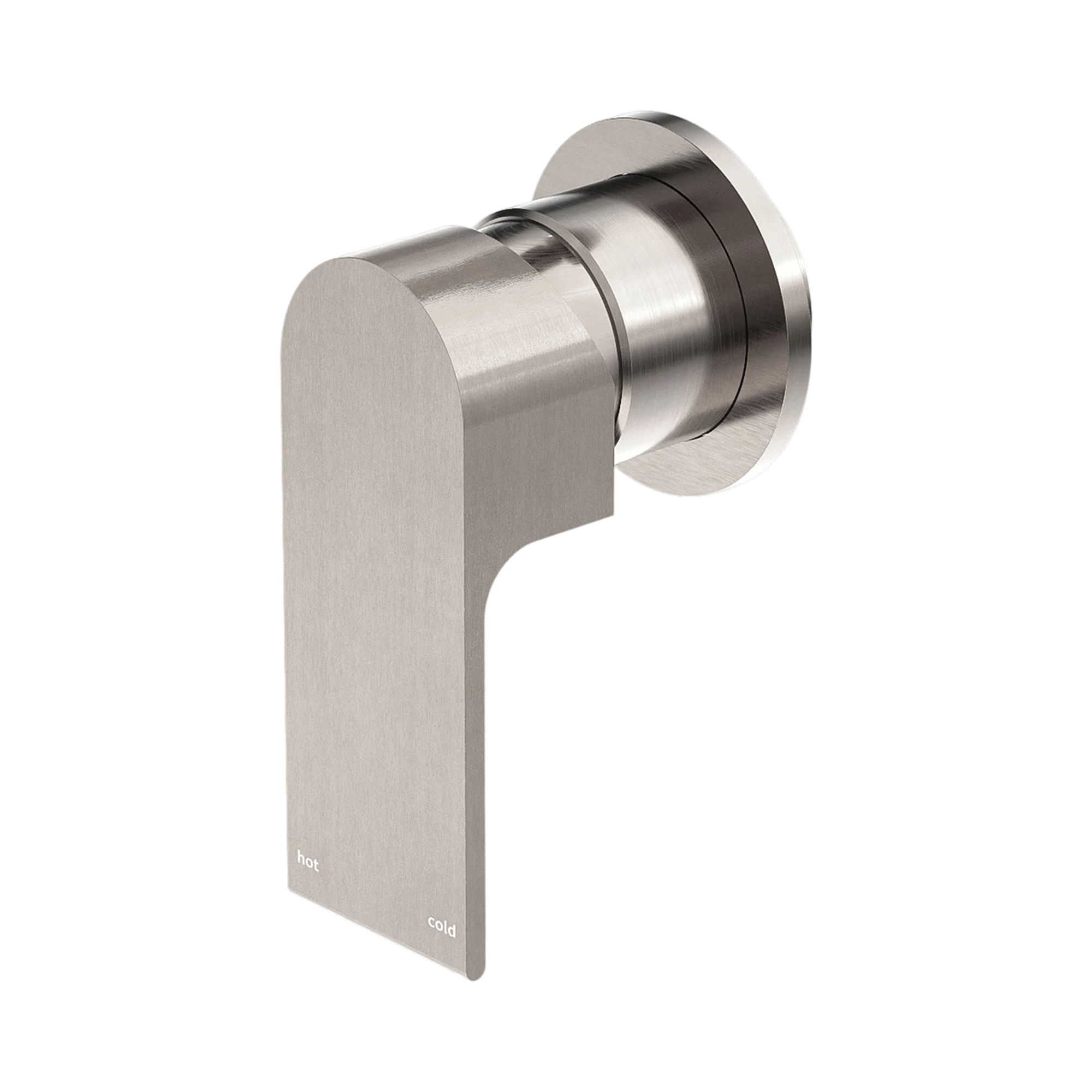NR321511 DBN Bianca Shower Mixer 80mm Plate Brushed Nickel image 1