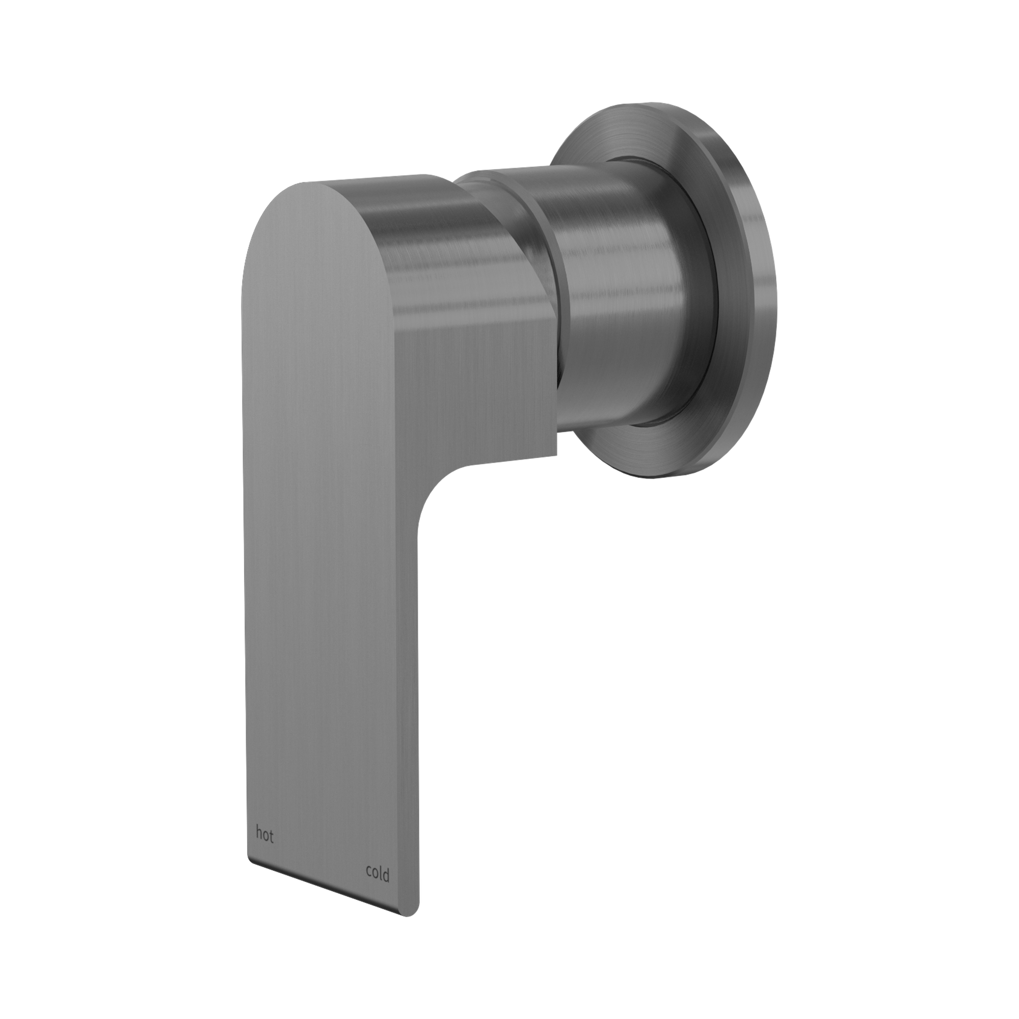 NR321511 HGM Bianca Shower Mixer 60mm Plate Gun Metal image 1