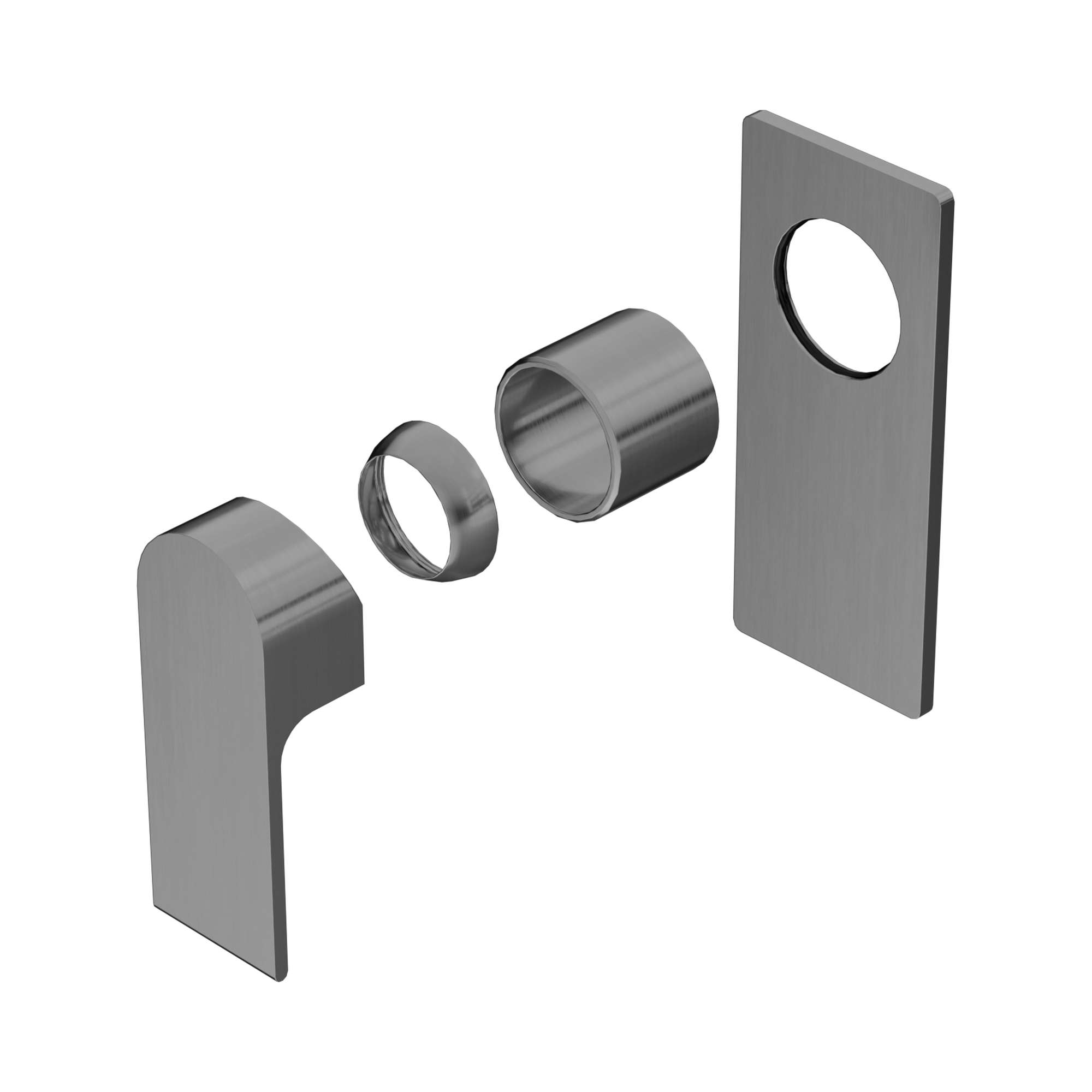 NR321511 TGM Bianca Shower Mixer Trim Kits Only Gun Metal image 1