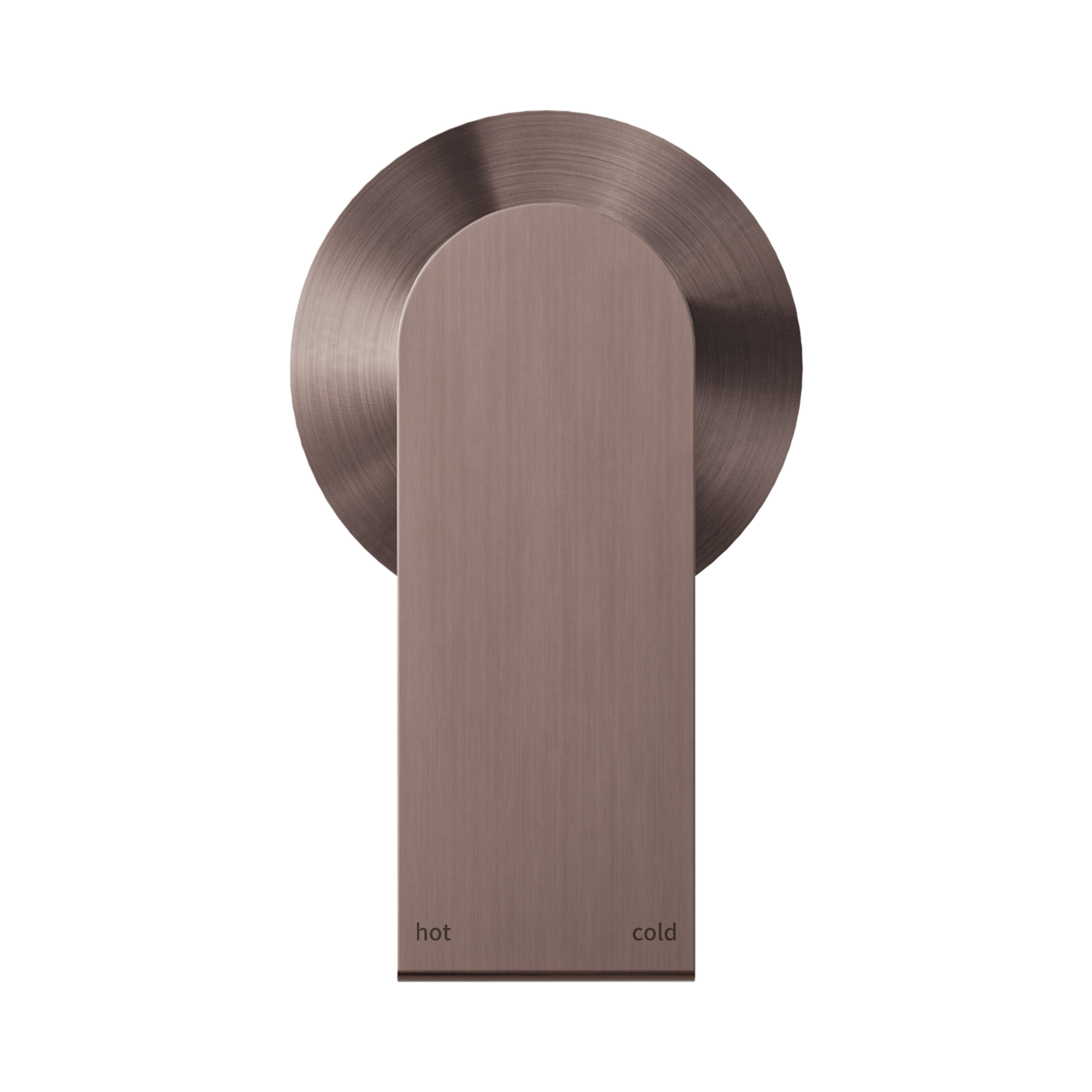 NR321511d BZ Bianca Shower Mixer 80mm Plate Brushed Bronze image 2