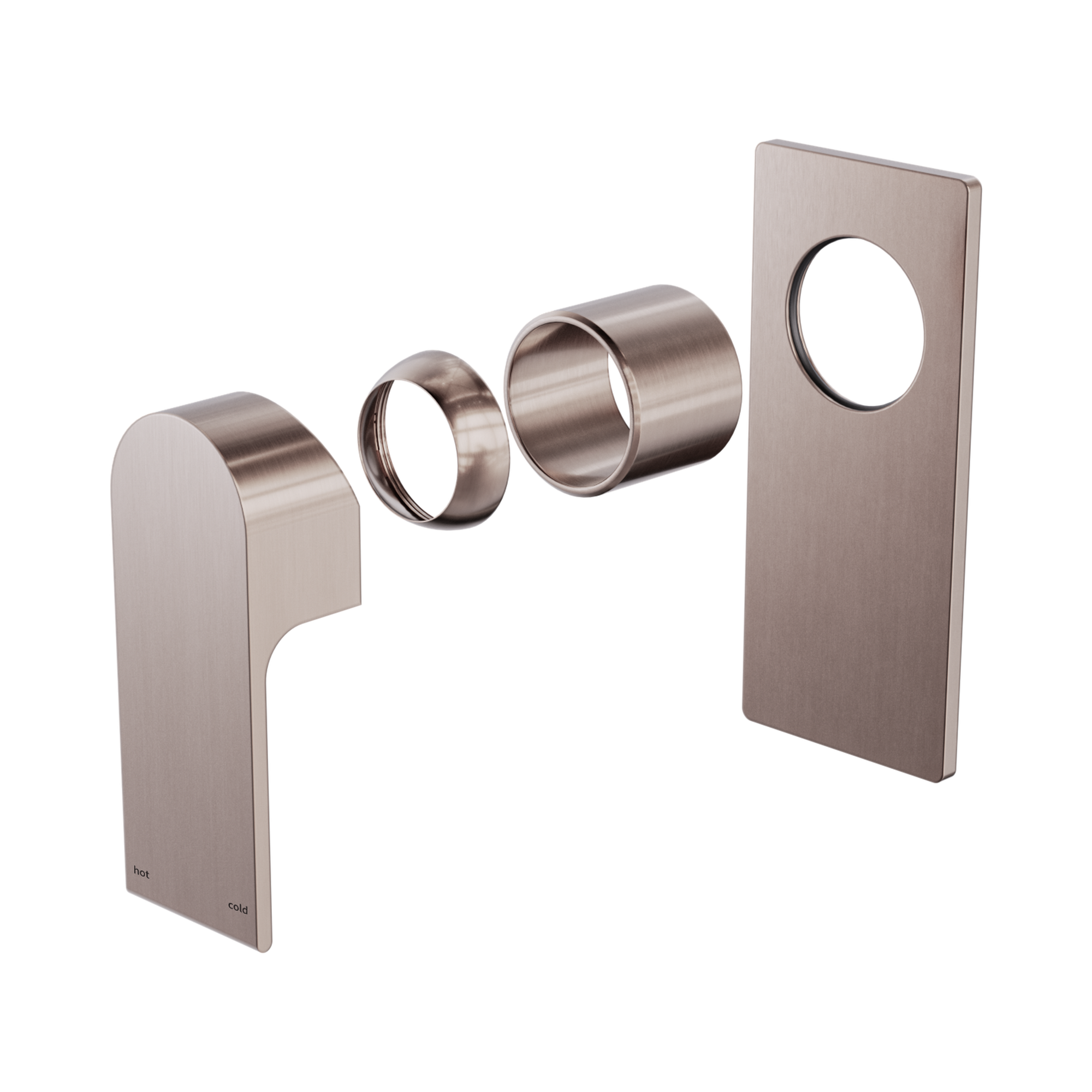 NR321511t BZ Bianca Shower Mixer Trim Kits Only Brushed Bronze image 1