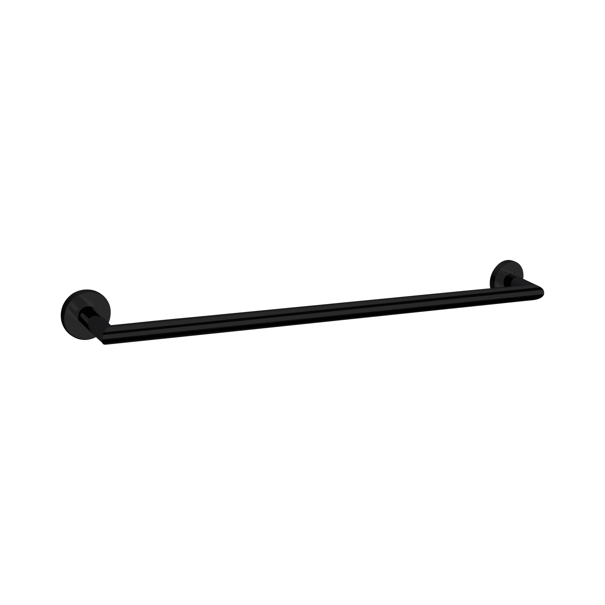 NR3630 MB Dolce Single Towel Rail 700mm Matte Black image 1