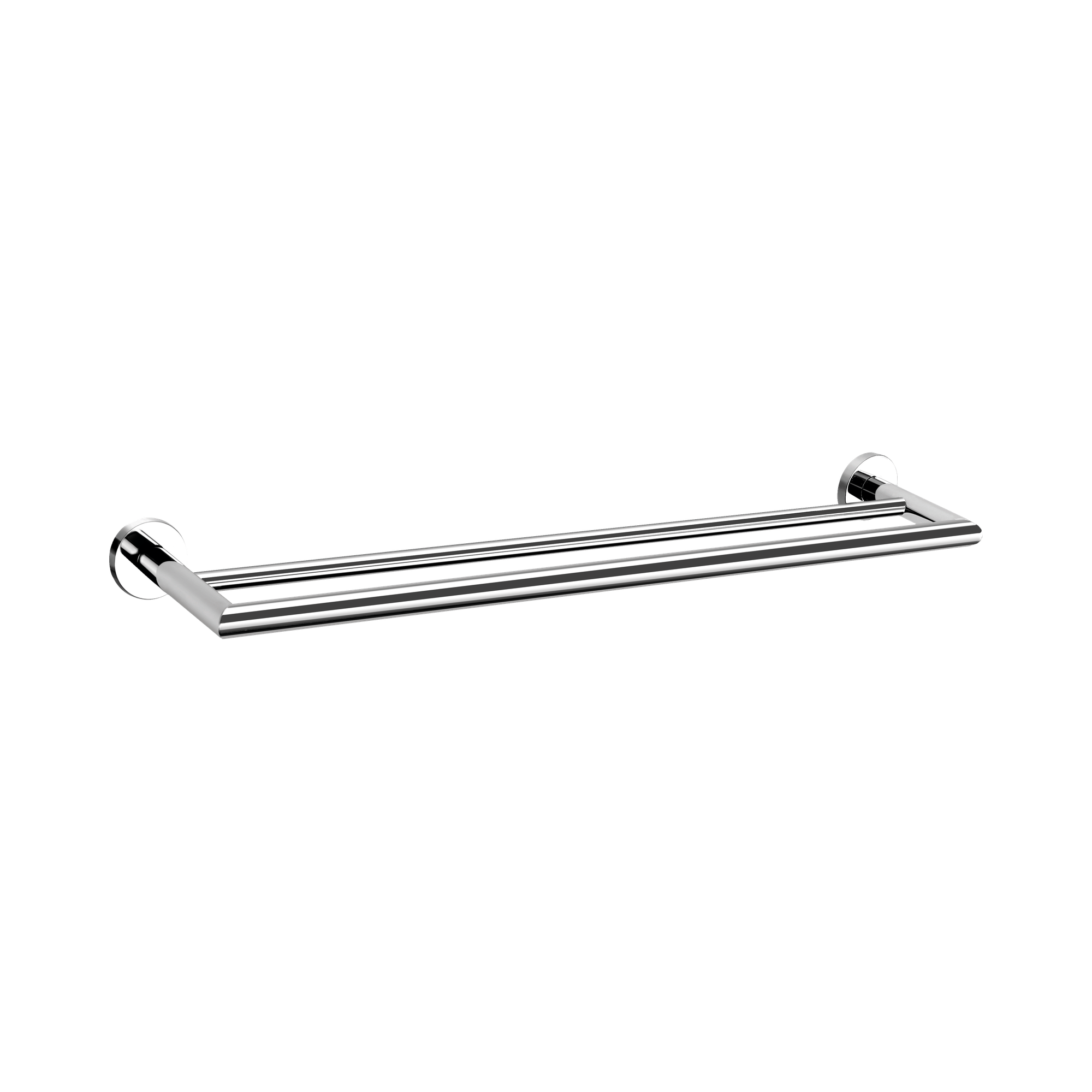 NR3630dl CH Dolce Double Towel Rail 900mm Chrome image 1
