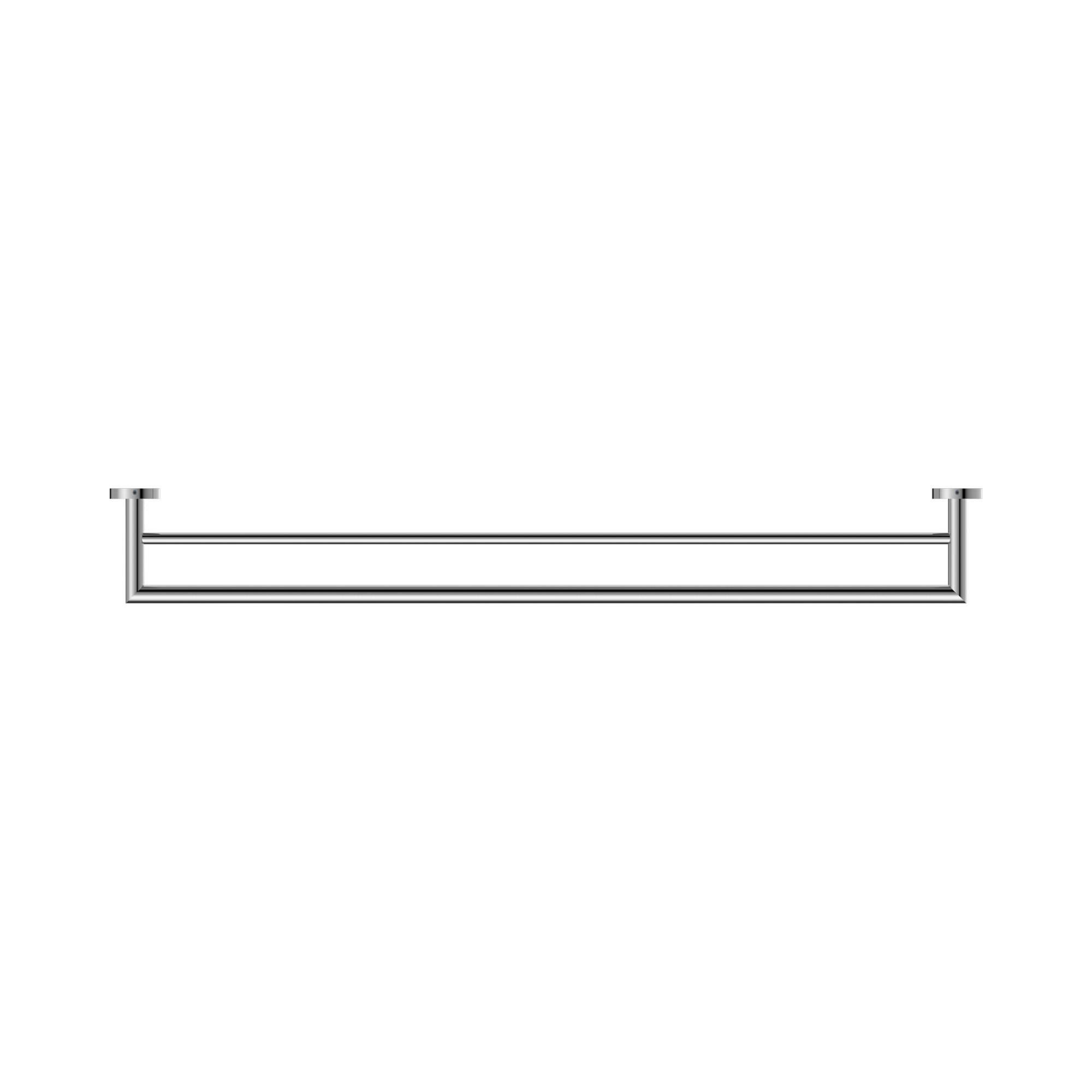 NR3630dl CH Dolce Double Towel Rail 900mm Chrome image 3