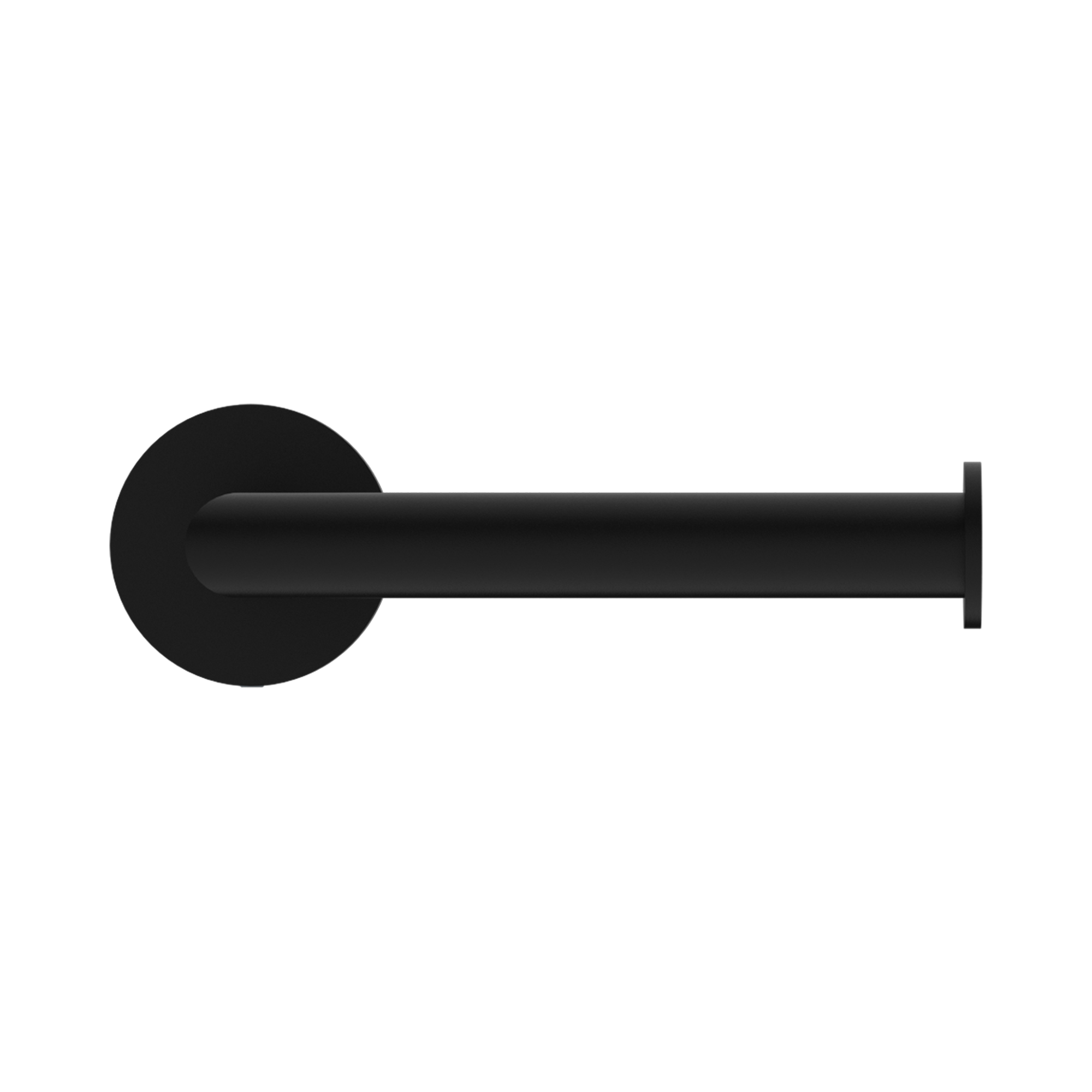NR3686w MB Dolce Toilet Roll Holder Matte Black image 2