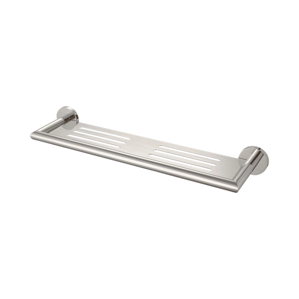 NR3687a BN Dolce Metal Shower Shelf Brushed Nickel Thumb