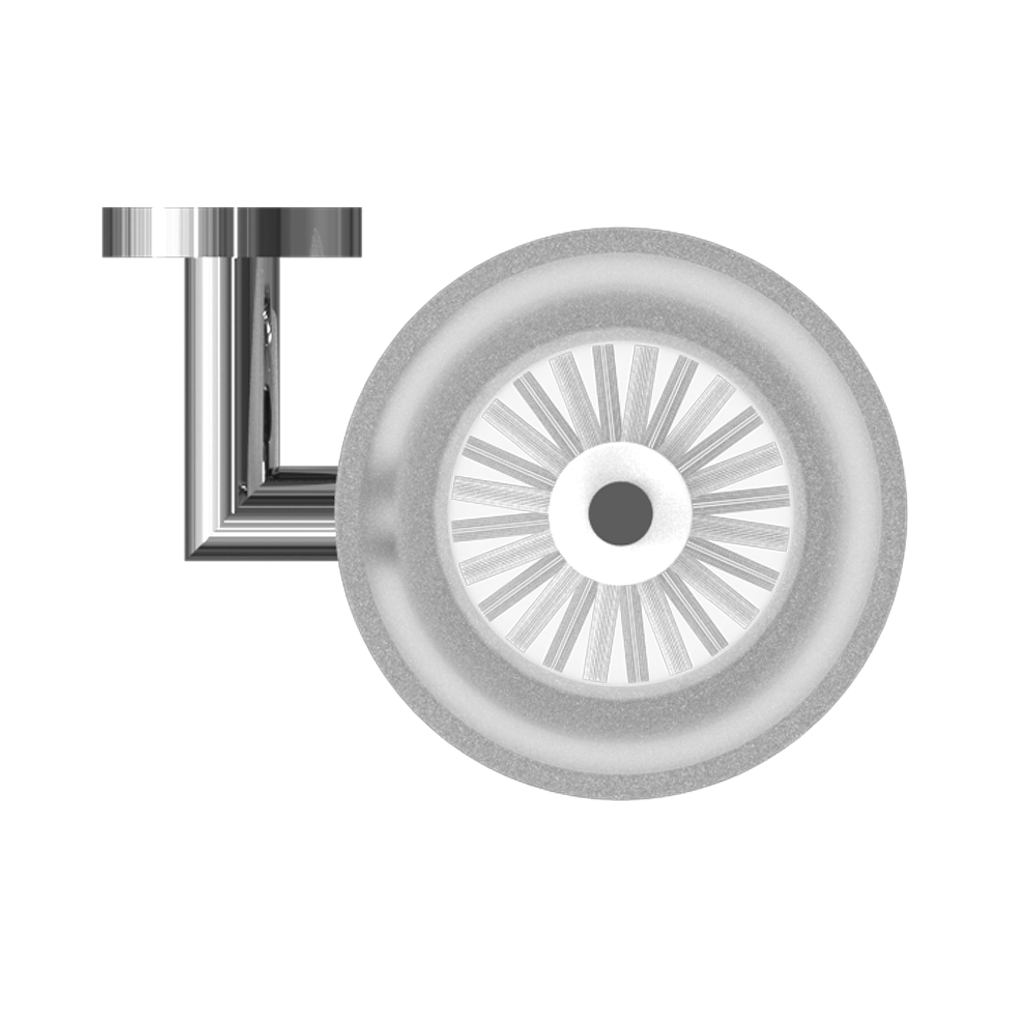 NR3688 CH Dolce Toilet Brush Holder Chrome image 3