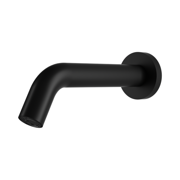 NR401 MB Mecca Wall Mount Sensor Tap Matte Black Thumb