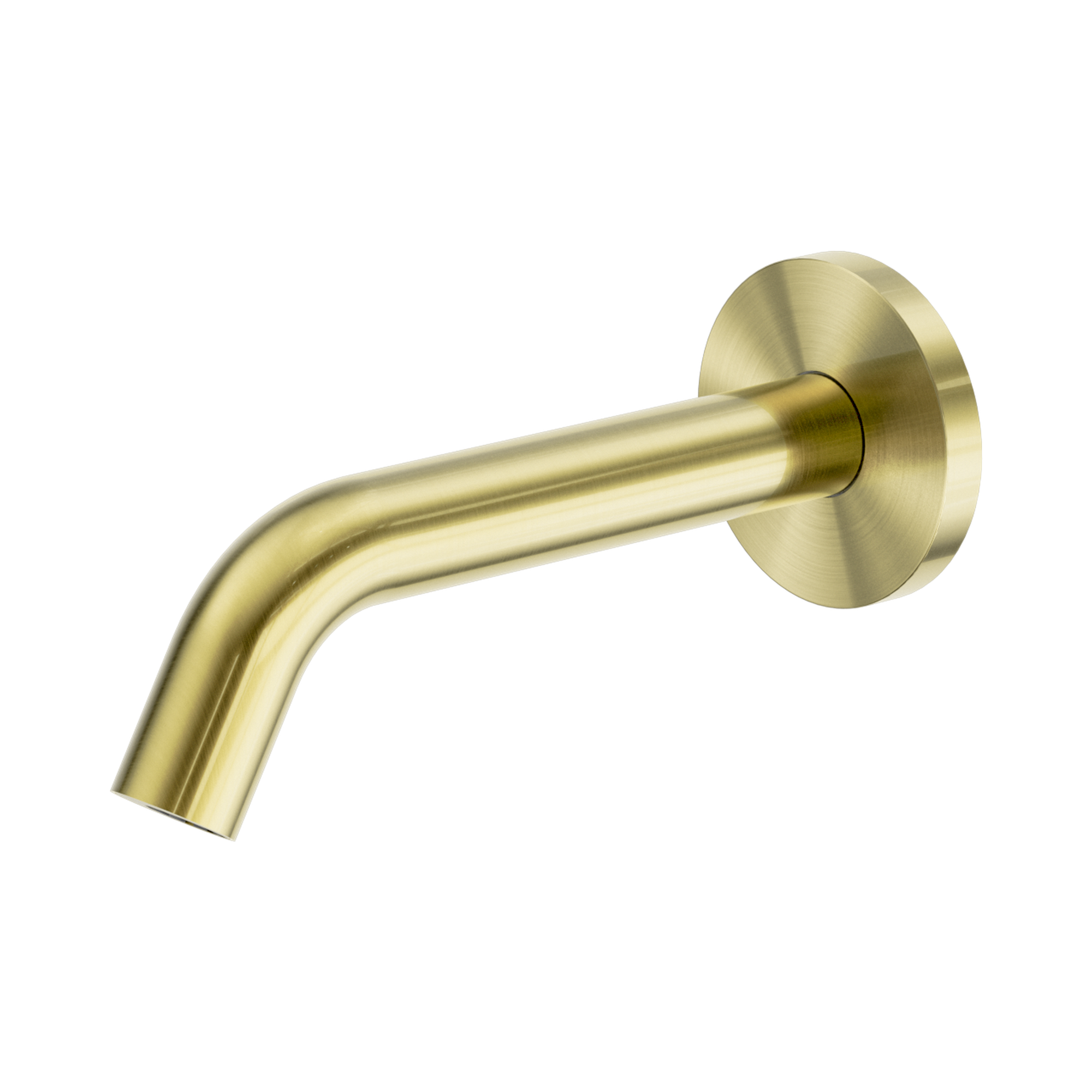 Mecca Wall-Mounted Sensor Tap with 80mm Wall Plate Brushed Gold