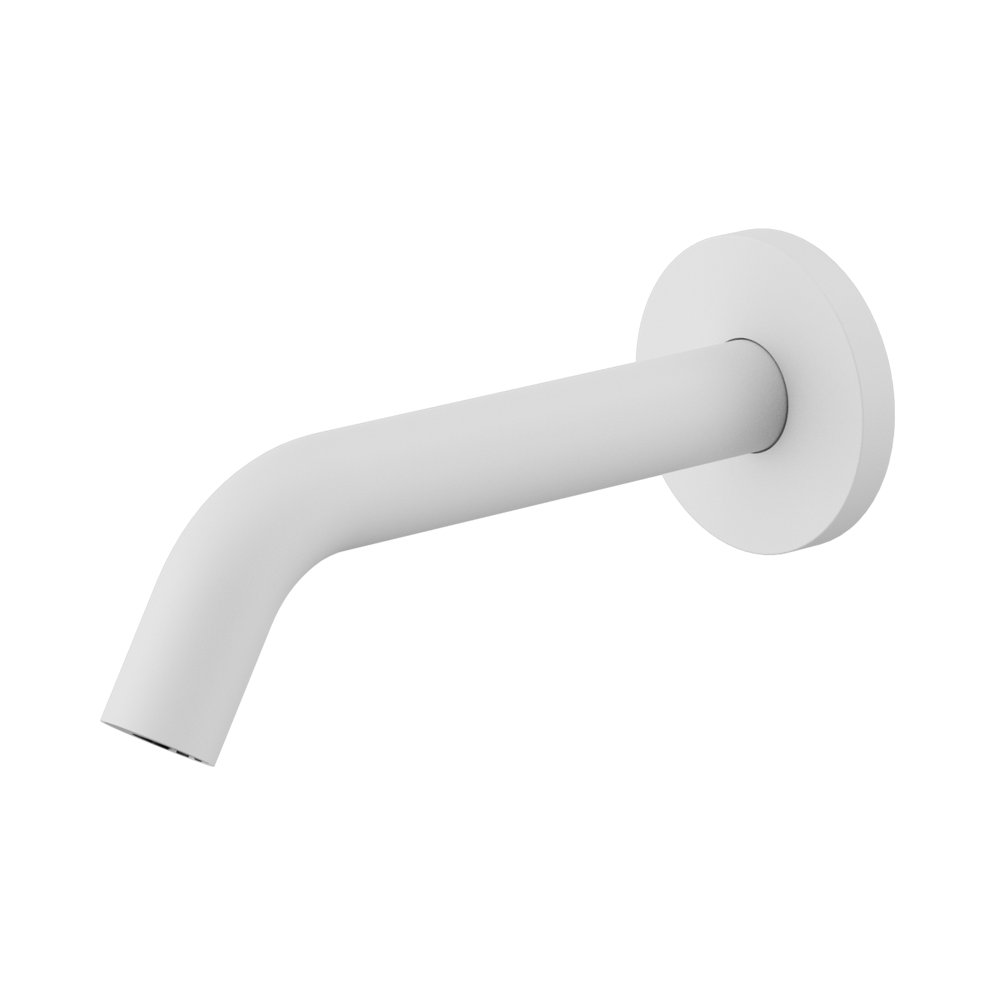 NR405 MW Mecca Wall Mount Sensor Tap 80mm Plate Matte White image 1