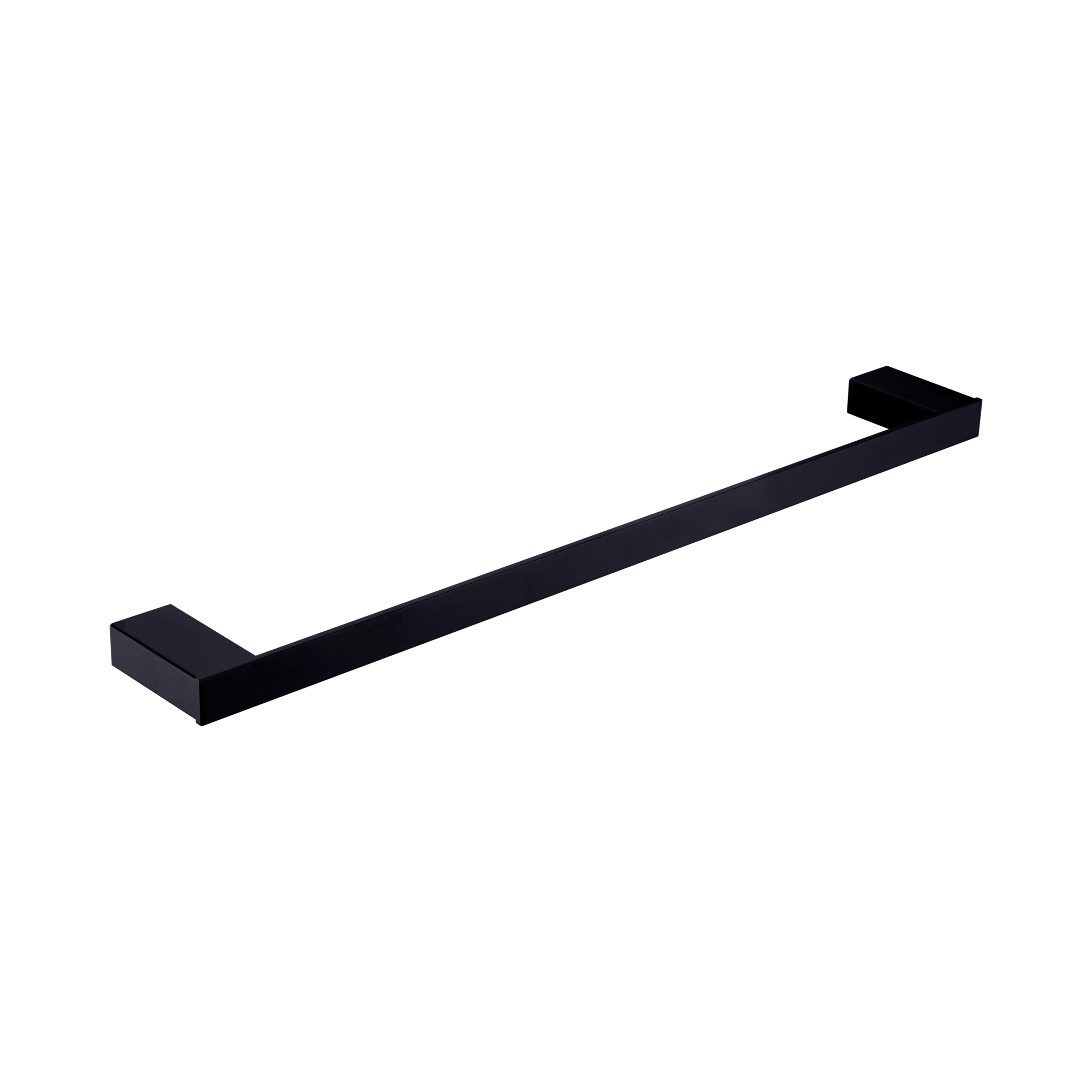 NR4624 MB Celia Single Towel Rail 600mm Matte Black image 1