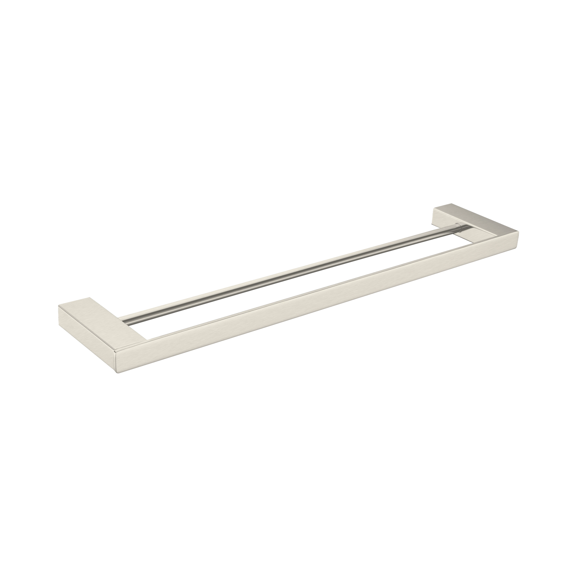 NR4624d BN Celia Double Towel Rail 600mm Brushed Nickel image 1