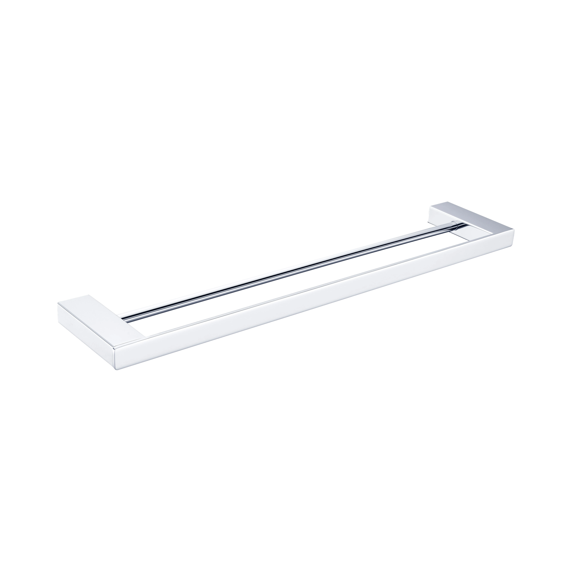 NR4630d CH Celia Double Towel Rail 800mm Chrome image 1