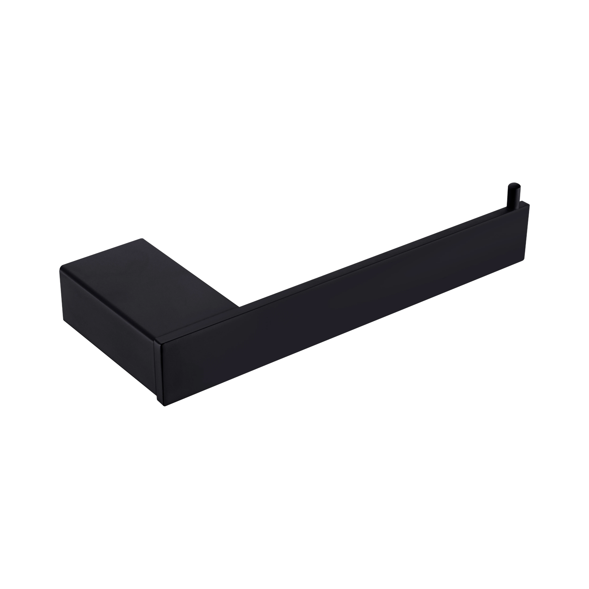 NR4686 MB Celia Toilet Roll Holder Matte Black image 1