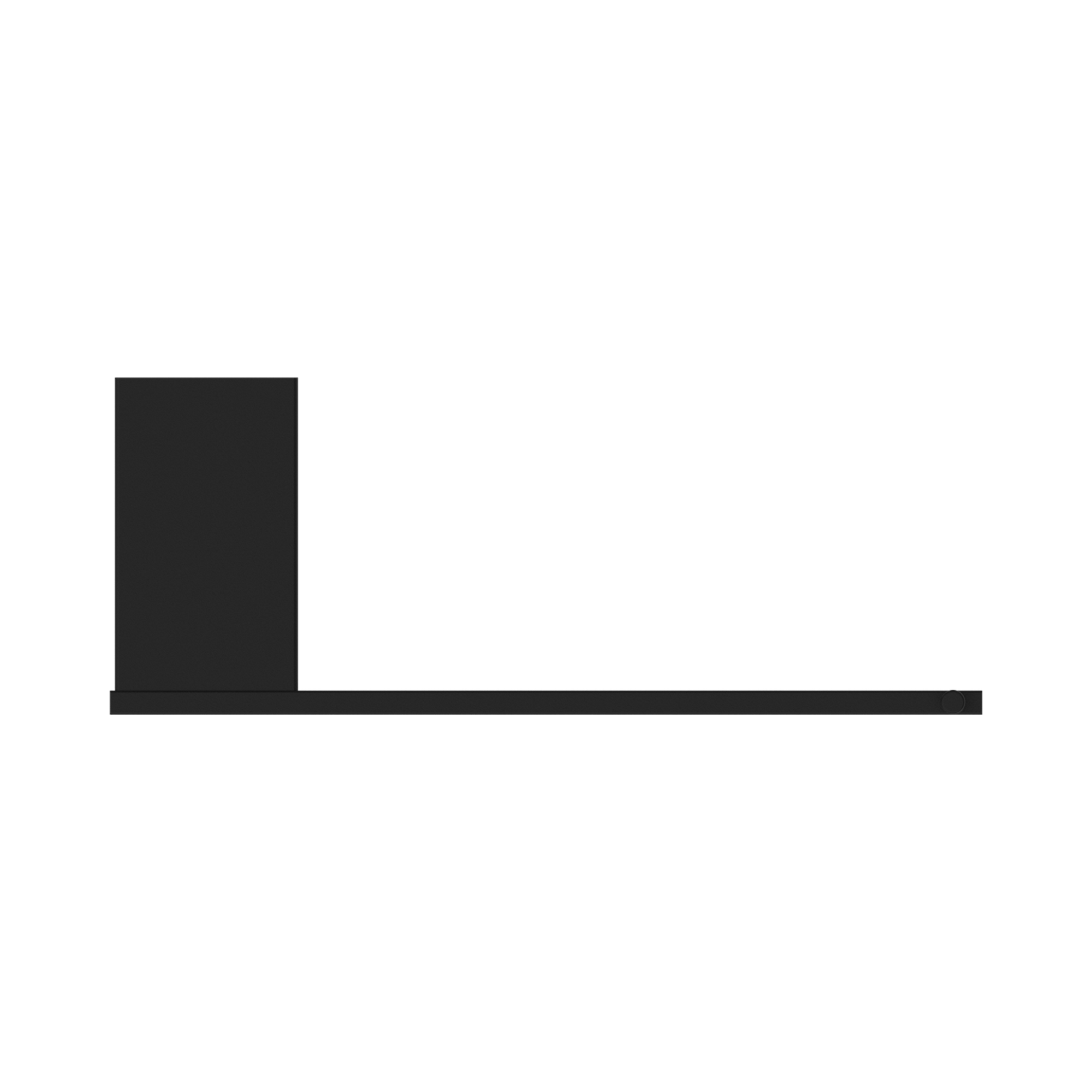 NR4686 MB Celia Toilet Roll Holder Matte Black image 3