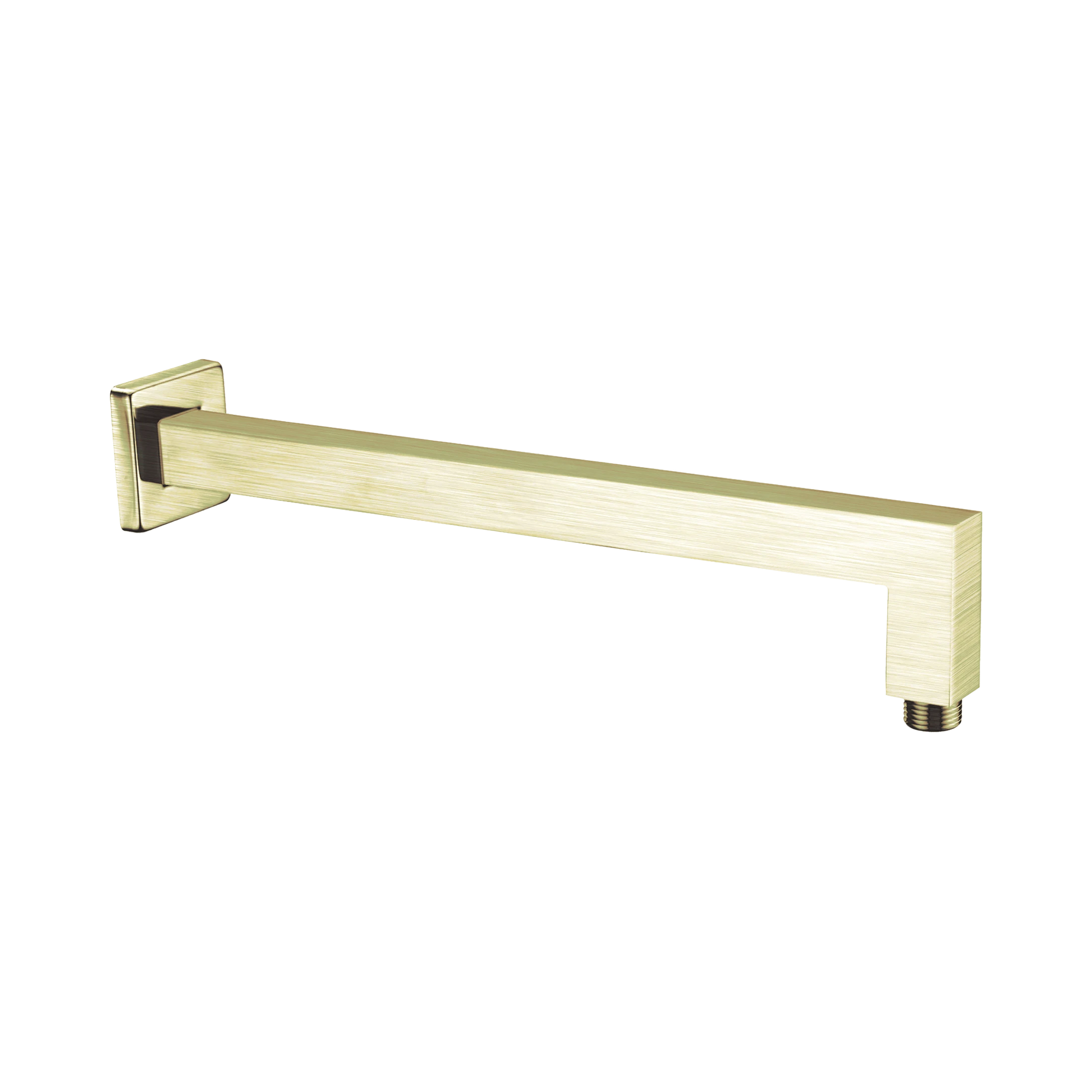 NR501 BG Square Shower Arm Brushed Gold image 1