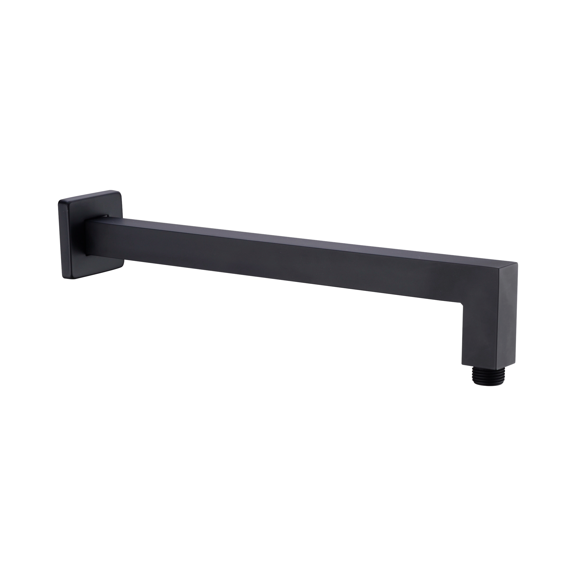 NR501 MB Square Shower Arm Matte Black image 1